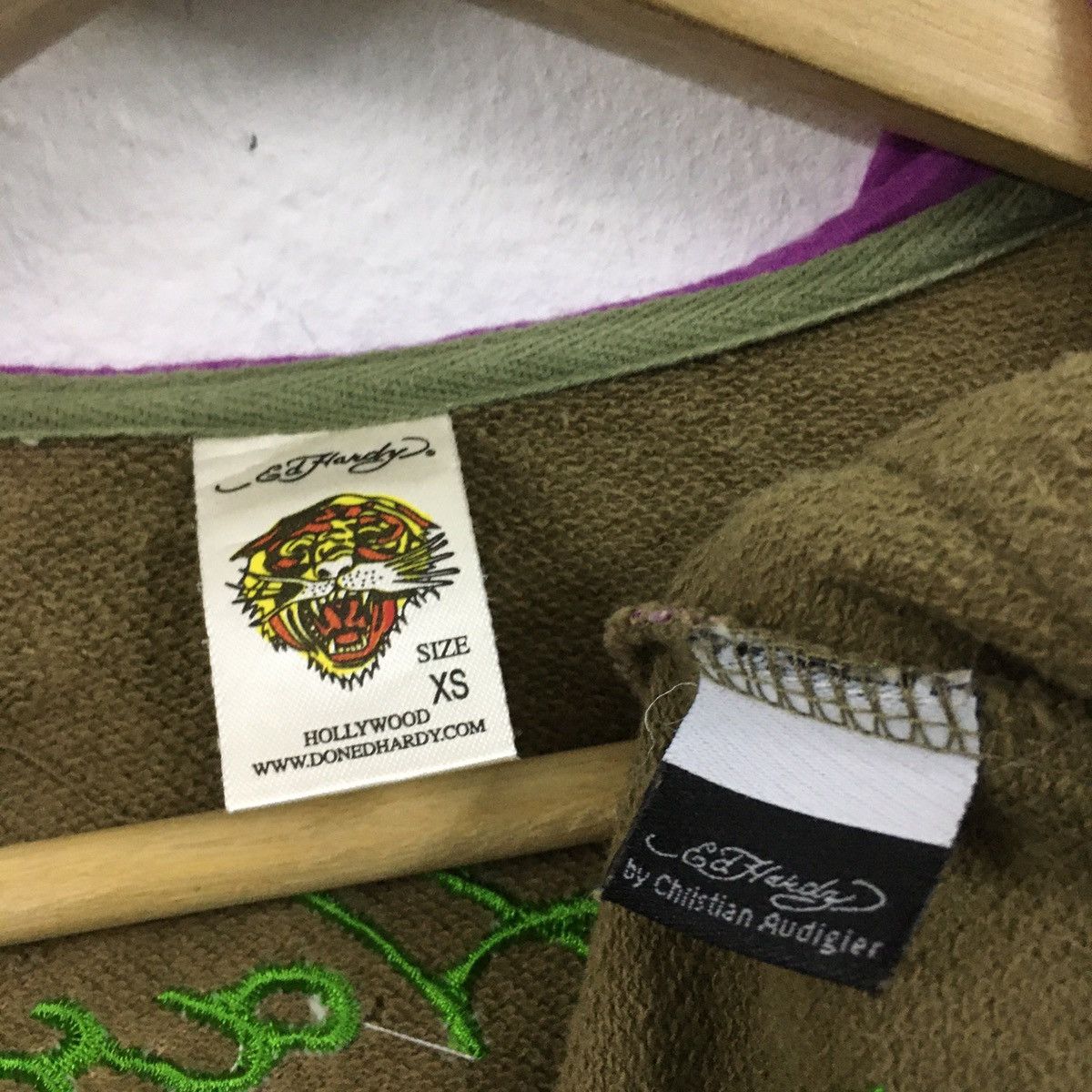 Christian Audigier × Ed Hardy Ed Hardy By Christian Audigier Fullprint Sweater Hoodie Size XS / US 0-2 / IT 36-38 - 3 Thumbnail