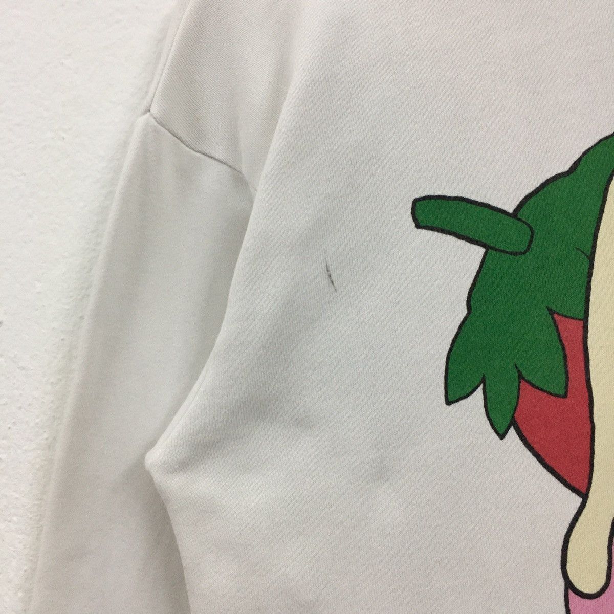 Japanese Brand × Vintage Vintage Japanese Brand Punyus Mouse Strawberry Sweatshirt Size US M / EU 48-50 / 2 - 7 Thumbnail