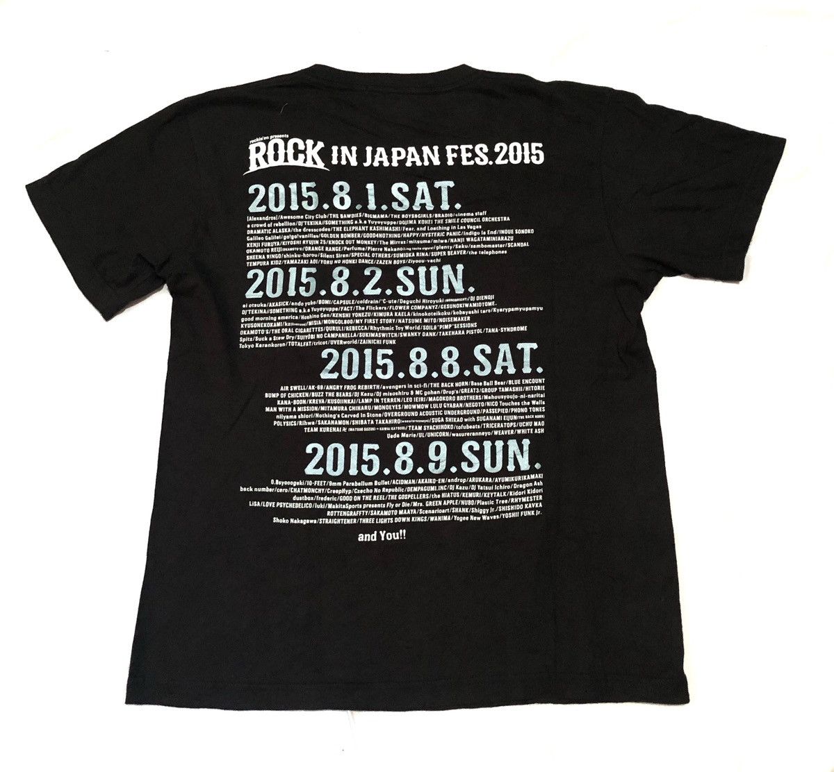 Band Tees × Japanese Brand ROCK IN JAPAN FES.2015 Size US M / EU 48-50 / 2 - 4 Thumbnail