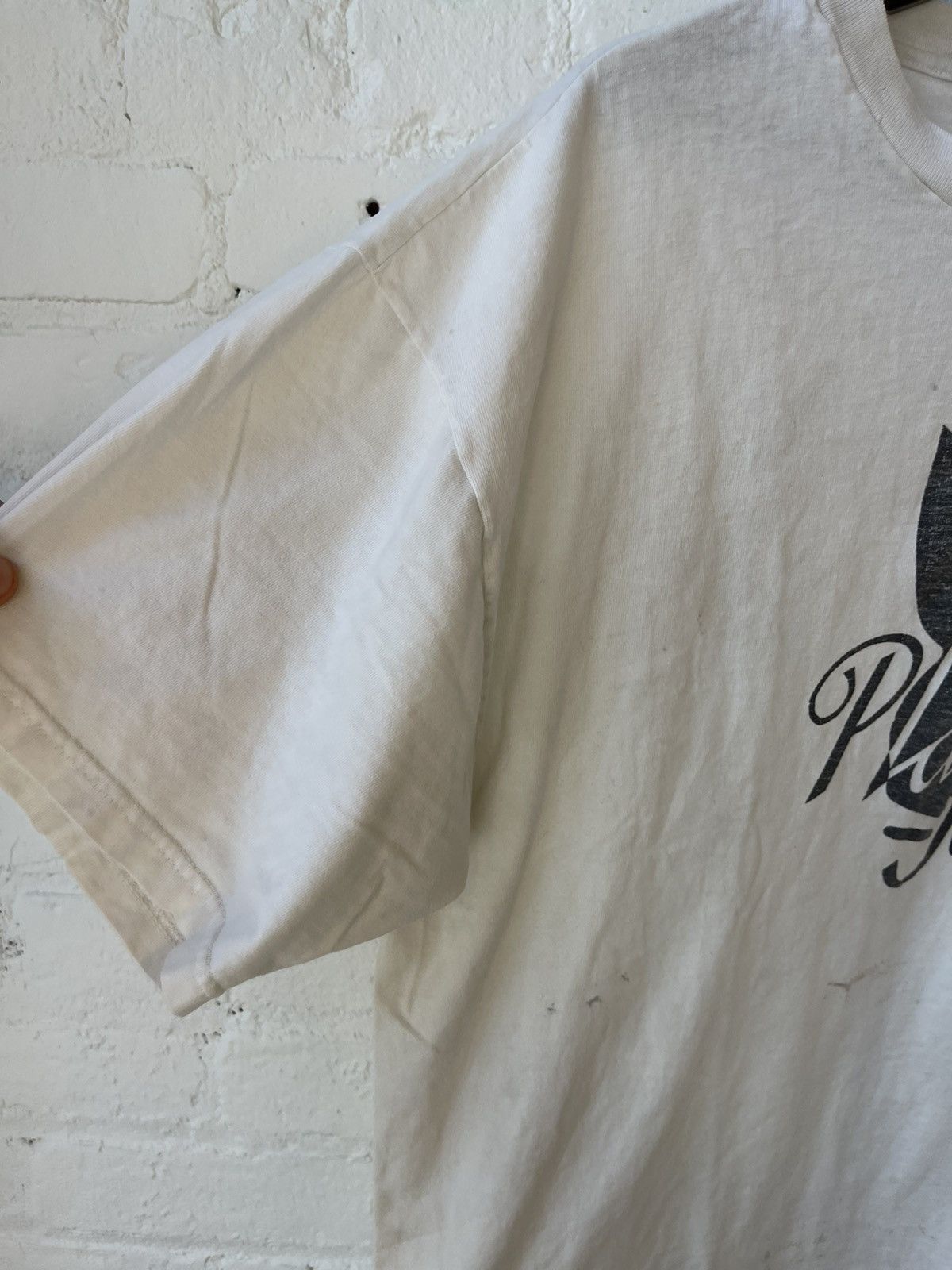 Playboy × Vintage Vintage THRASHED PLAYBOY BUNNY OVERSIZE XL SHIRT FADED Size US XL / EU 56 / 4 - 6 Thumbnail