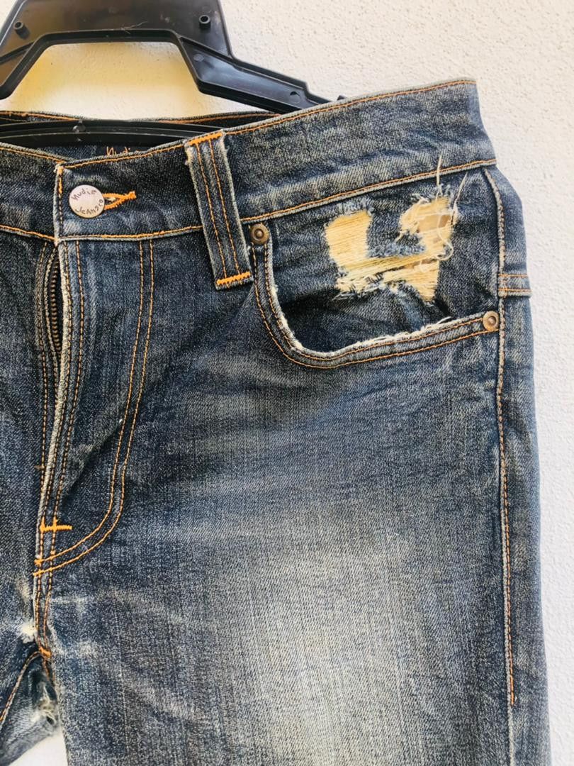 Nudie Jeans Vintage Nudie Jeans Distressed Designer Fashion Style Size US 30 / EU 46 - 5 Thumbnail