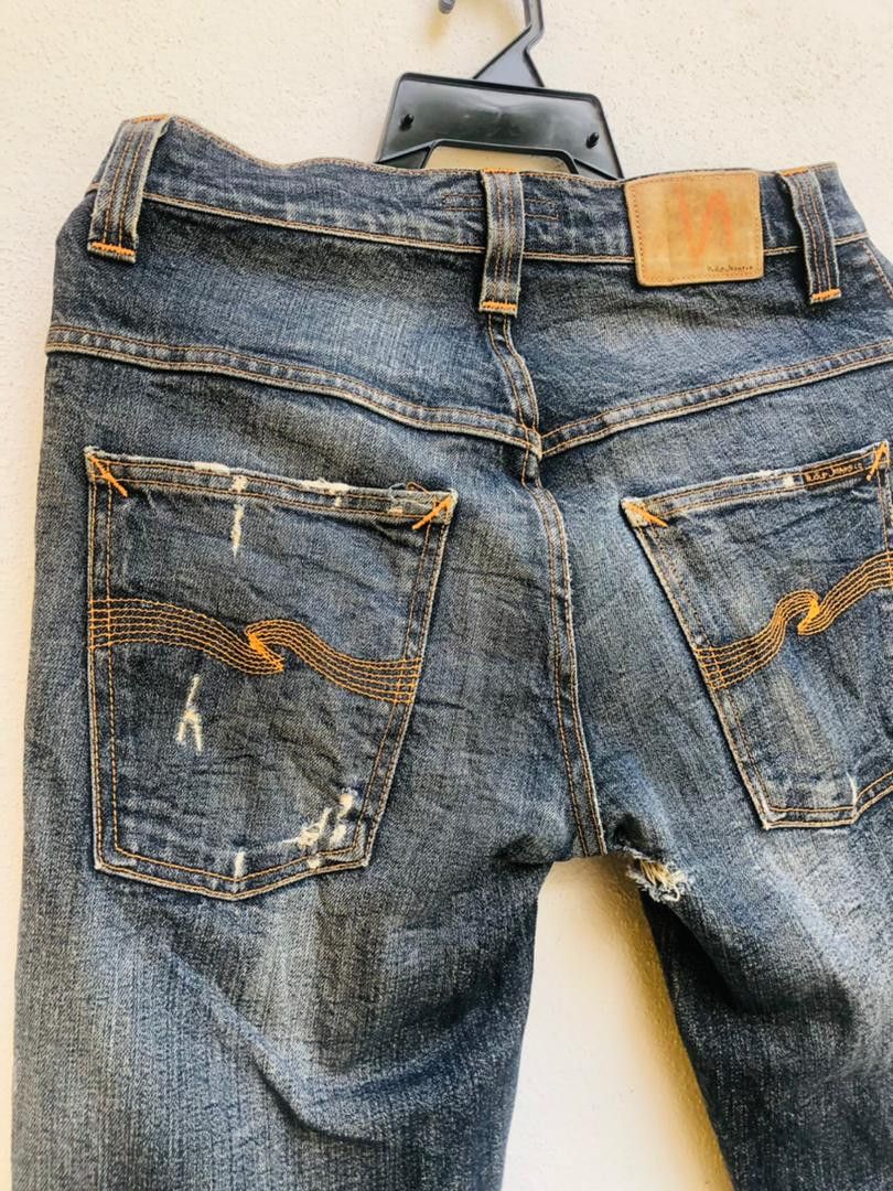 Nudie Jeans Vintage Nudie Jeans Distressed Designer Fashion Style Size US 30 / EU 46 - 7 Thumbnail
