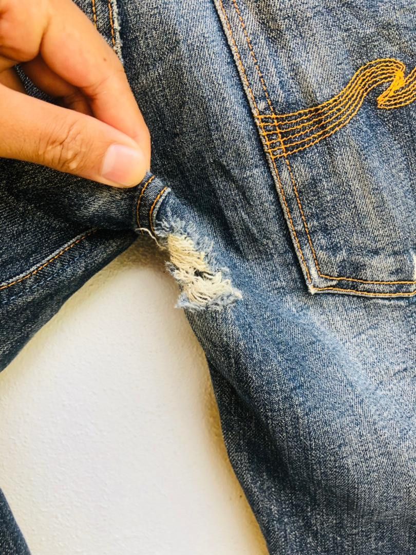 Nudie Jeans Vintage Nudie Jeans Distressed Designer Fashion Style Size US 30 / EU 46 - 11 Thumbnail