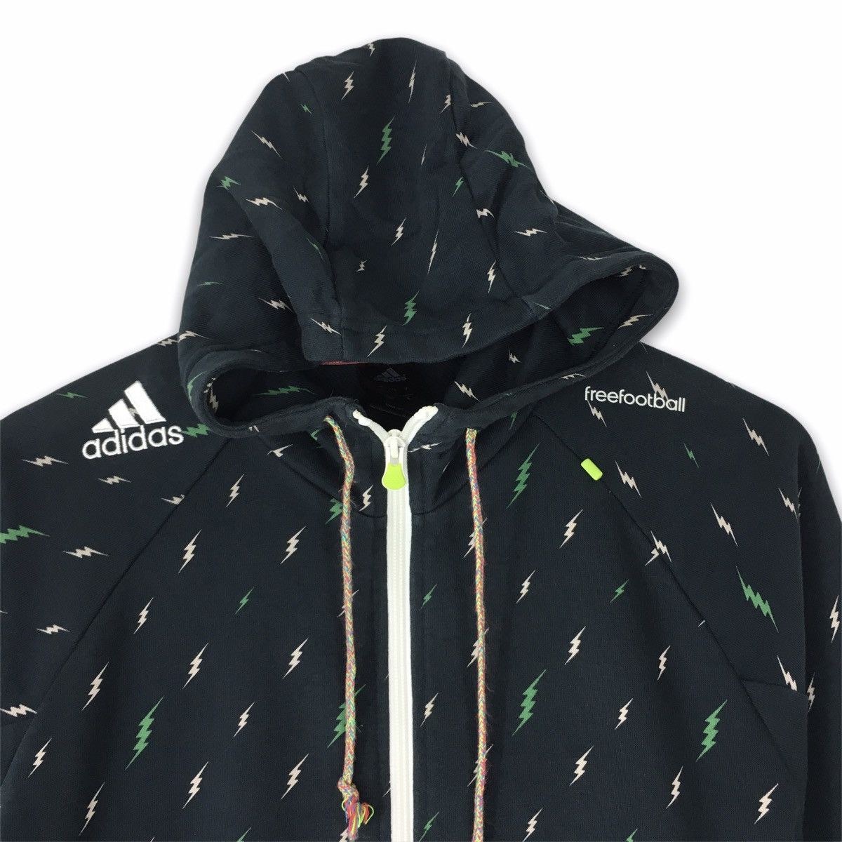 Adidas Rare design Adidas lightning Fullprint sweatshirt Size US L / EU 52-54 / 3 - 2 Thumbnail