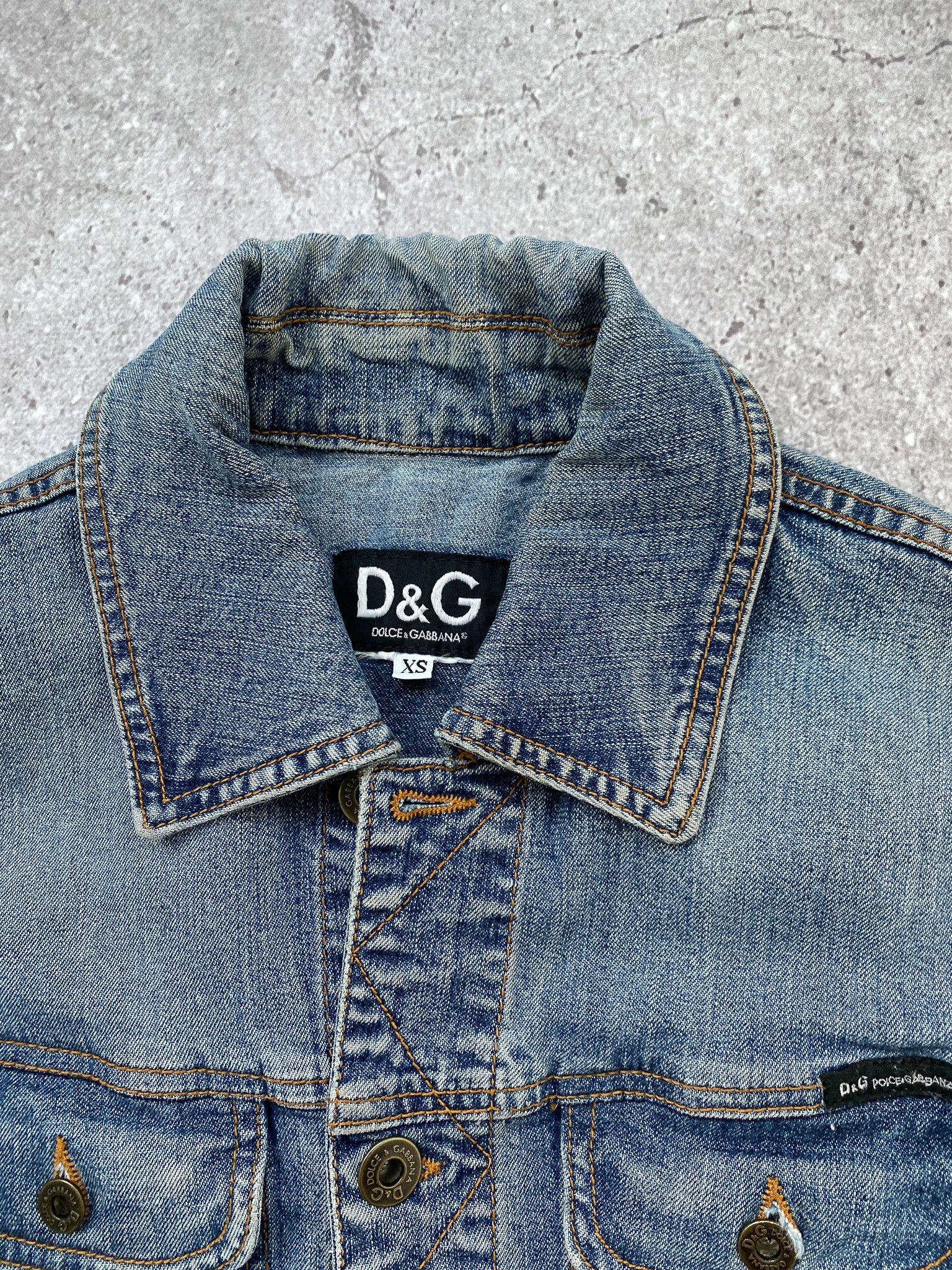 Dolce & Gabbana Vintage Dolce & Gabbana D&G Denim Jacket Size XS / US 0-2 / IT 36-38 - 7 Thumbnail