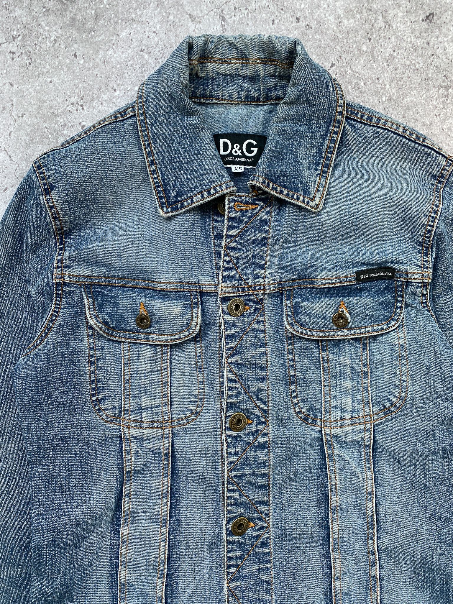 Dolce & Gabbana Vintage Dolce & Gabbana D&G Denim Jacket Size XS / US 0-2 / IT 36-38 - 6 Thumbnail
