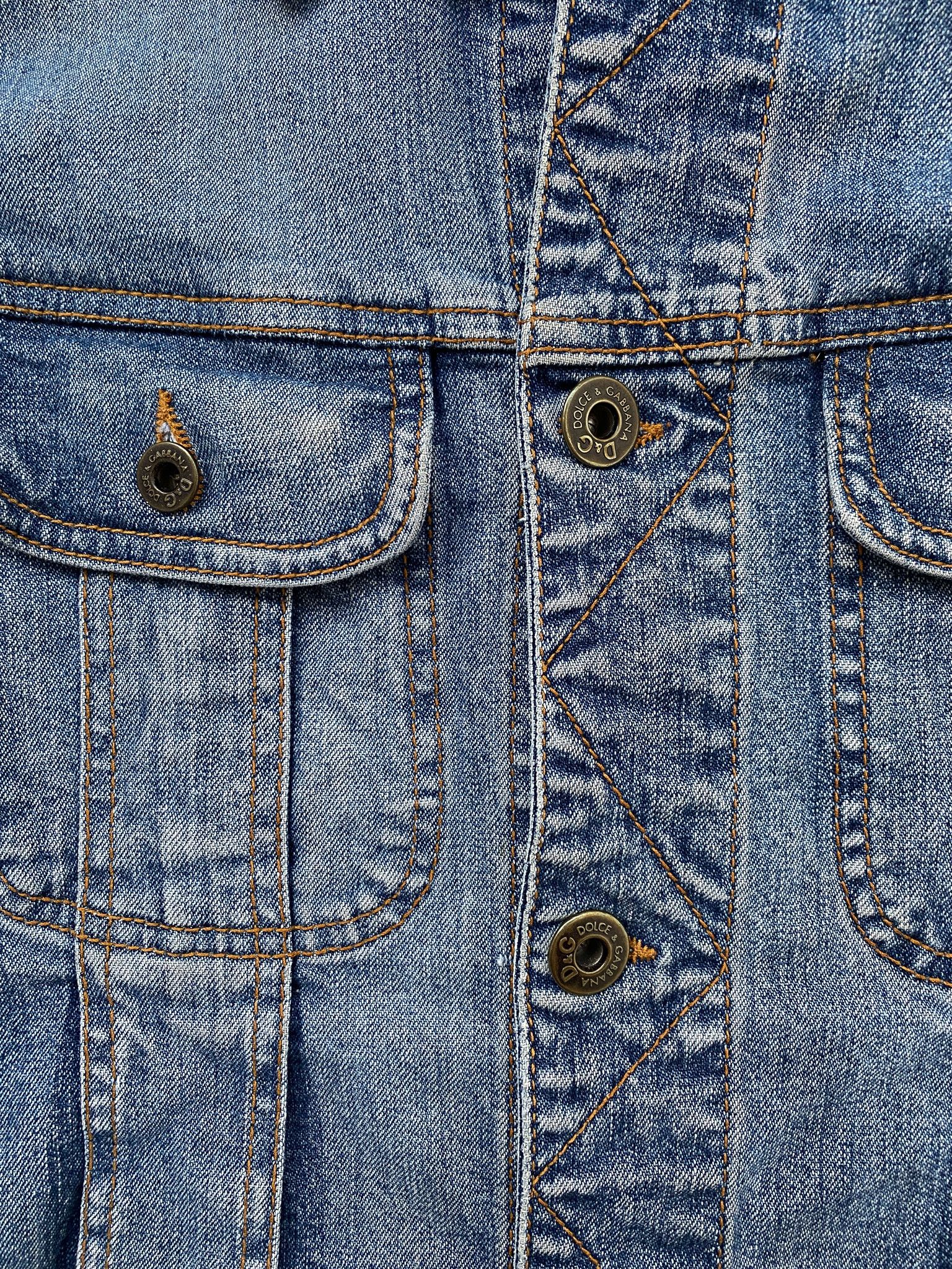 Dolce & Gabbana Vintage Dolce & Gabbana D&G Denim Jacket Size XS / US 0-2 / IT 36-38 - 11 Thumbnail