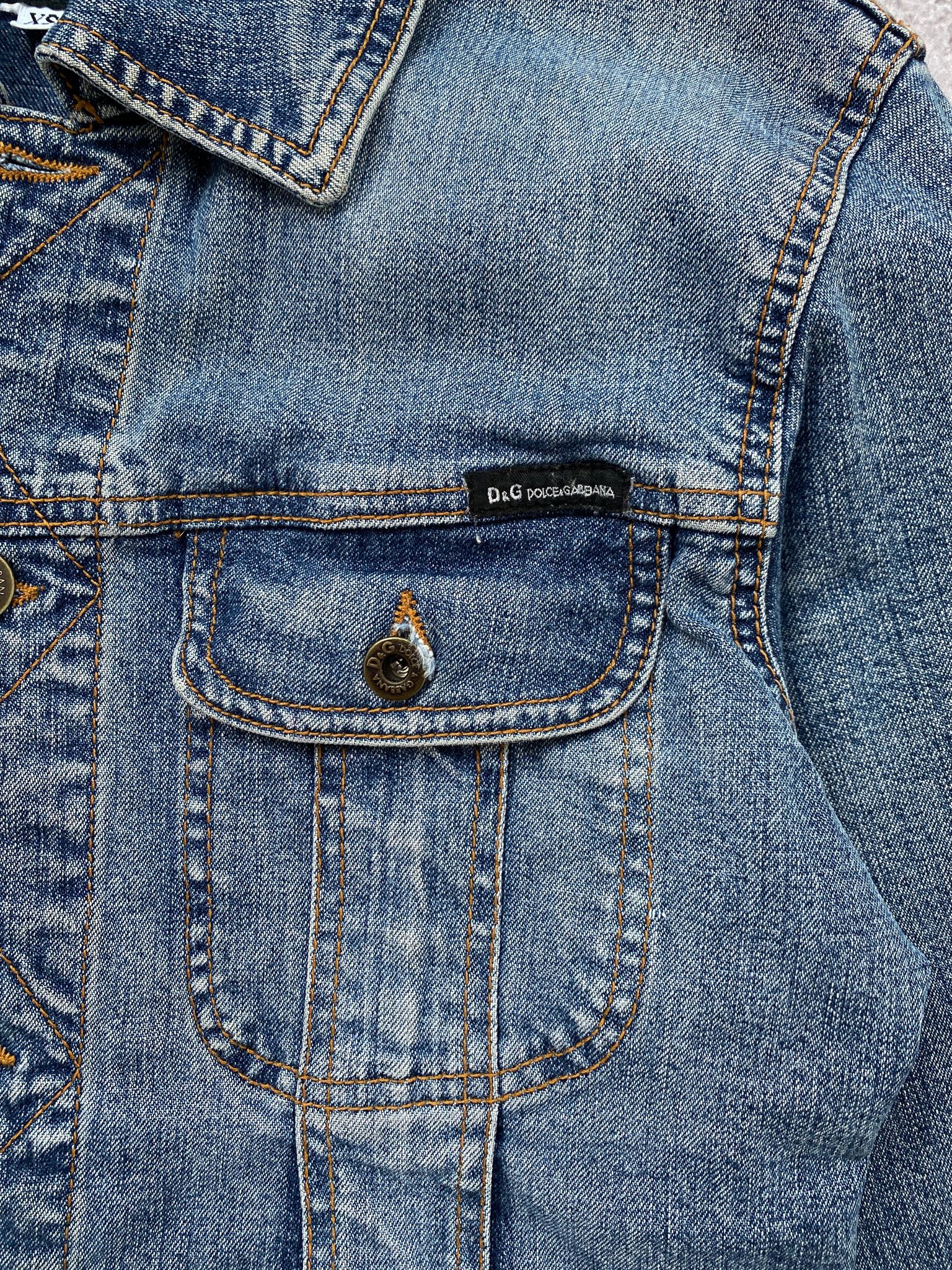 Dolce & Gabbana Vintage Dolce & Gabbana D&G Denim Jacket Size XS / US 0-2 / IT 36-38 - 10 Thumbnail