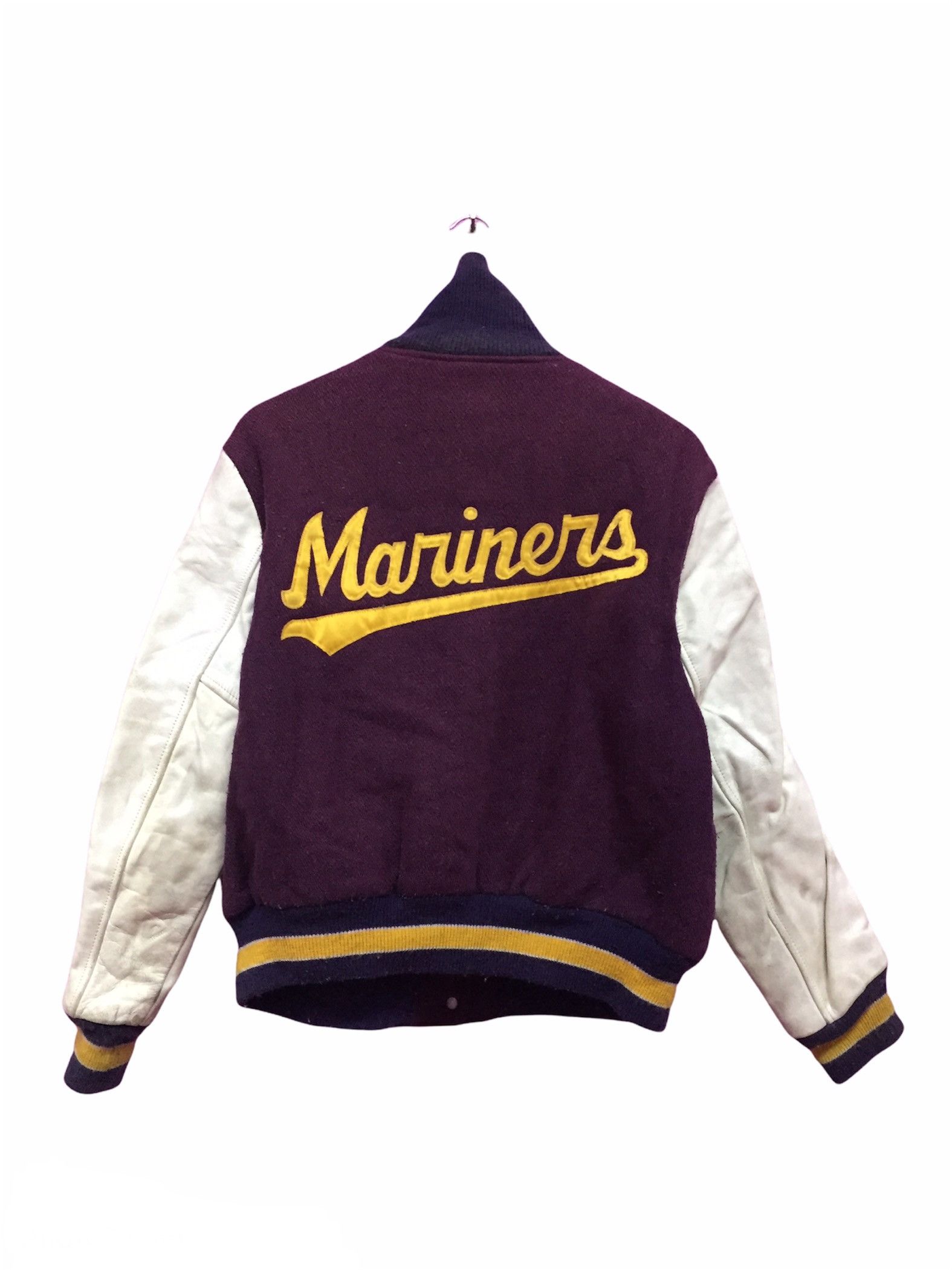 Vintage Vintage Mariners Varsity Jackets Size US L / EU 52-54 / 3 - 1 Thumbnail
