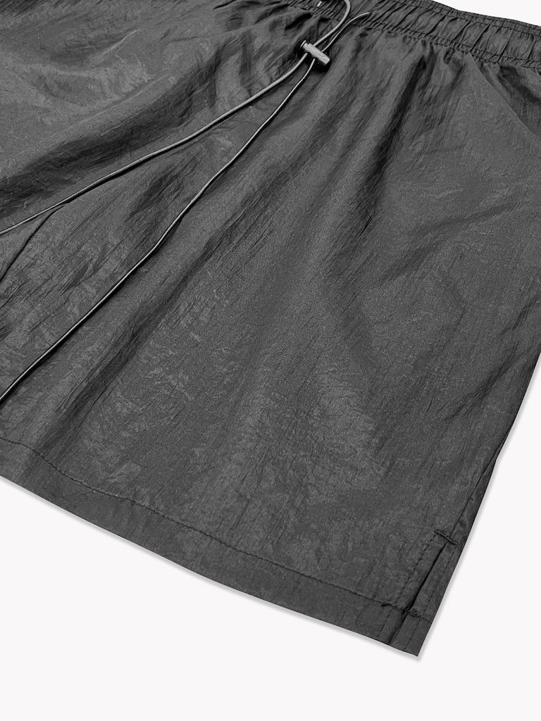 Vintage Nylon Shorts Black Size US 36 / EU 52 - 3 Thumbnail
