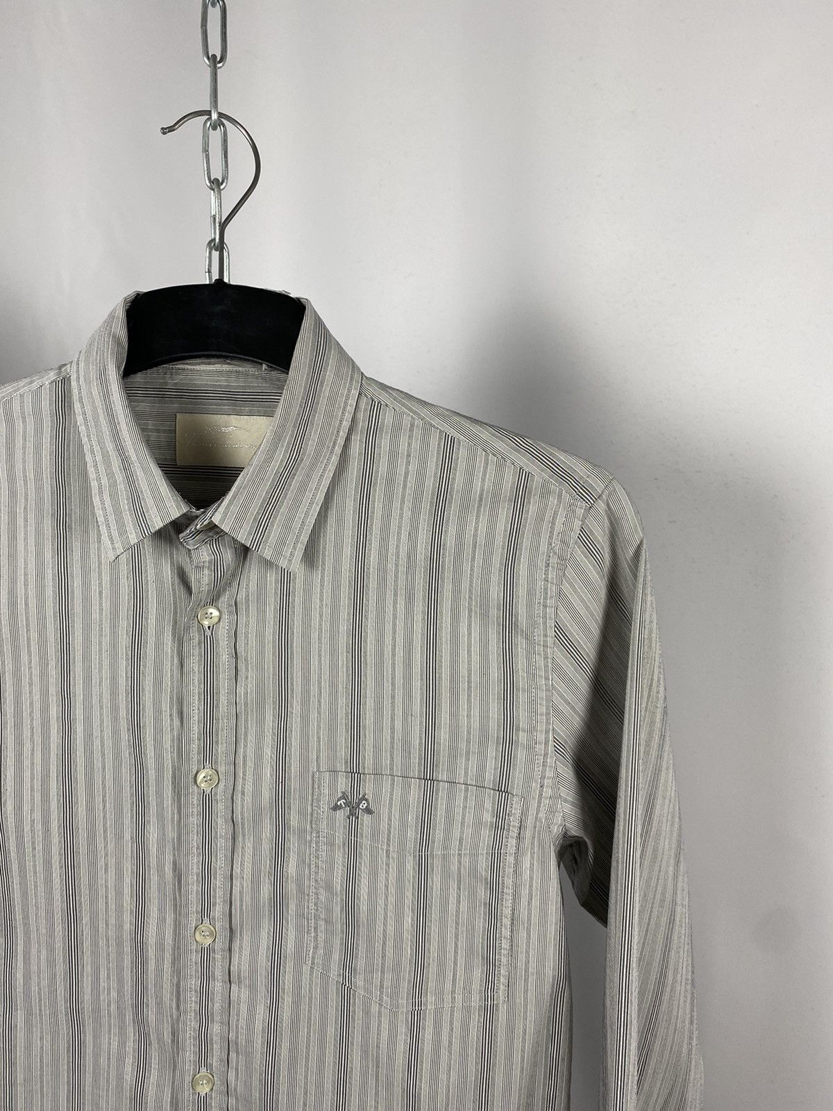 Burberry Tomas Burberry shirts long sleeve luxury size M Size US M / EU 48-50 / 2 - 2 Thumbnail