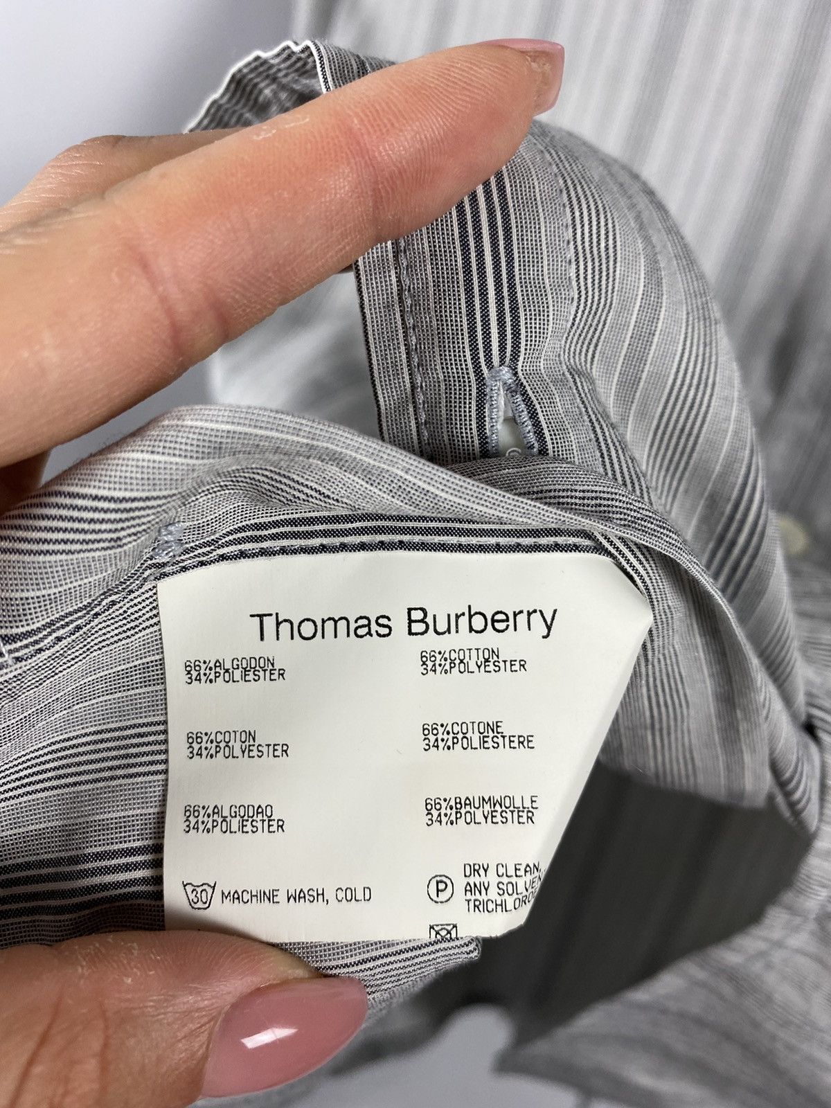 Burberry Tomas Burberry shirts long sleeve luxury size M Size US M / EU 48-50 / 2 - 5 Thumbnail