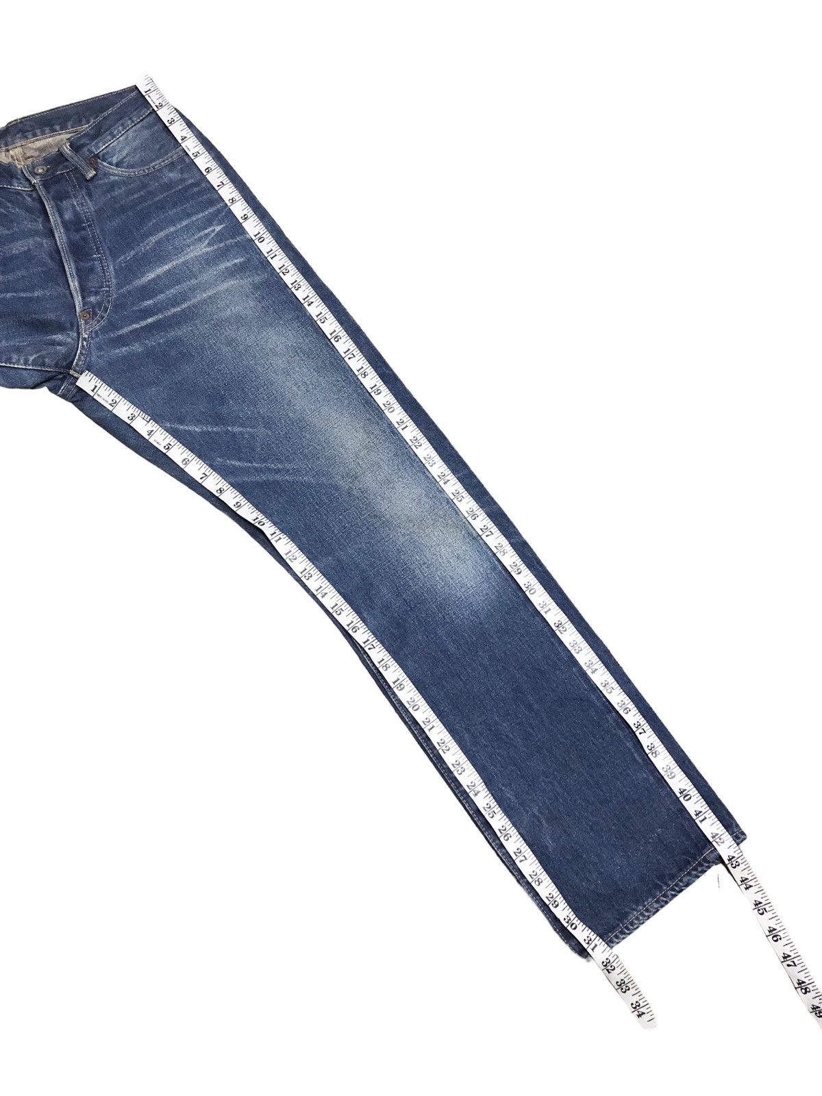 Japanese Brand MEDICAL BRANCH SELVEDGE DENIM Size US 28 / EU 44 - 8 Thumbnail