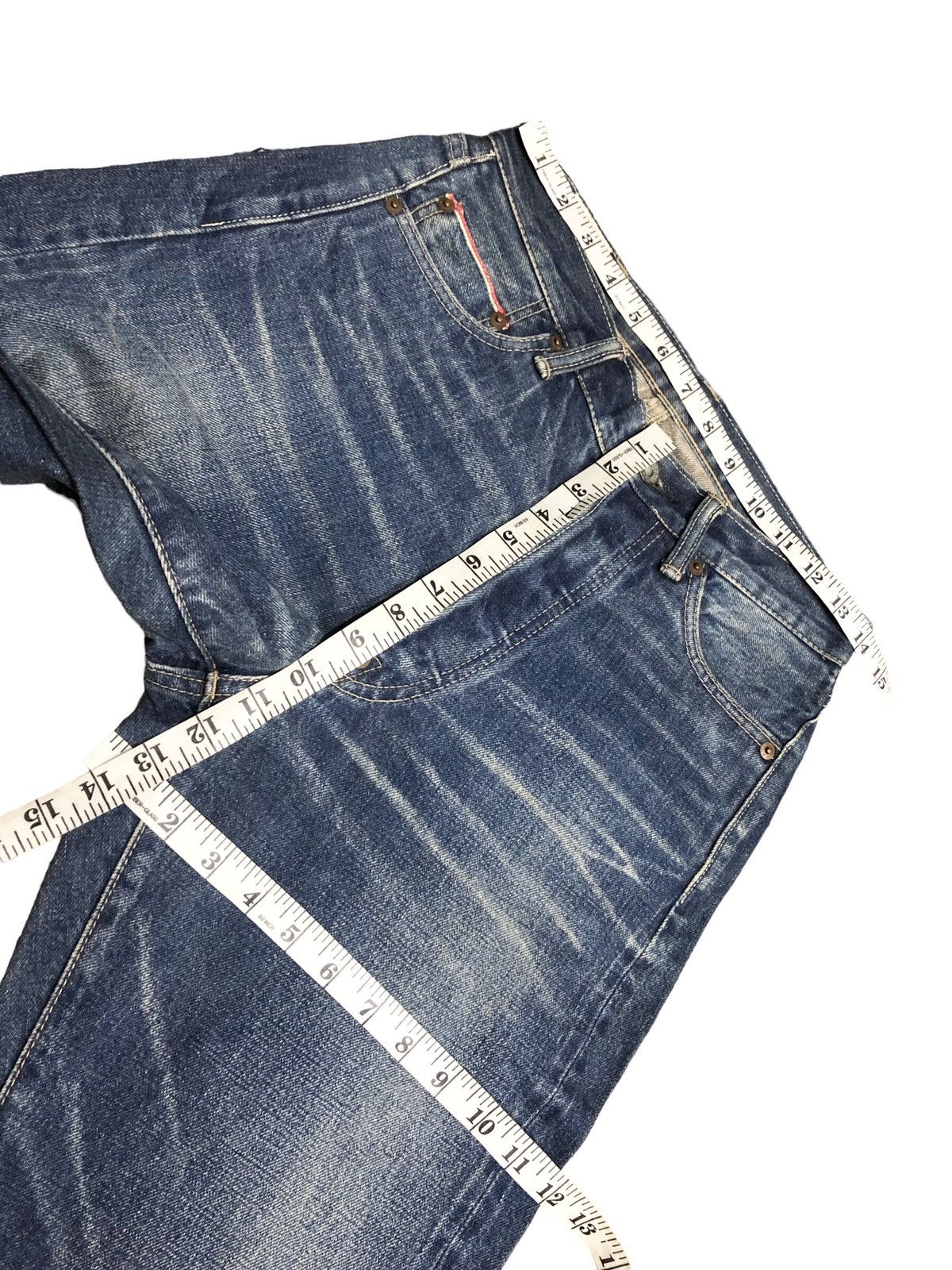Japanese Brand MEDICAL BRANCH SELVEDGE DENIM Size US 28 / EU 44 - 10 Thumbnail