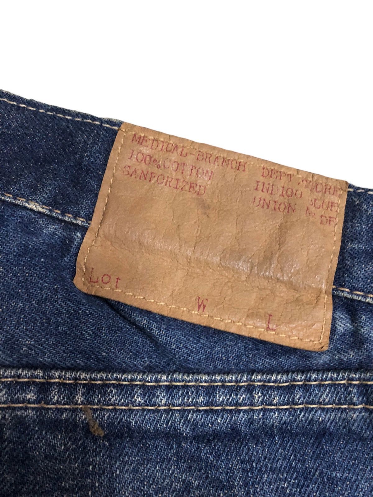 Japanese Brand MEDICAL BRANCH SELVEDGE DENIM Size US 28 / EU 44 - 3 Thumbnail