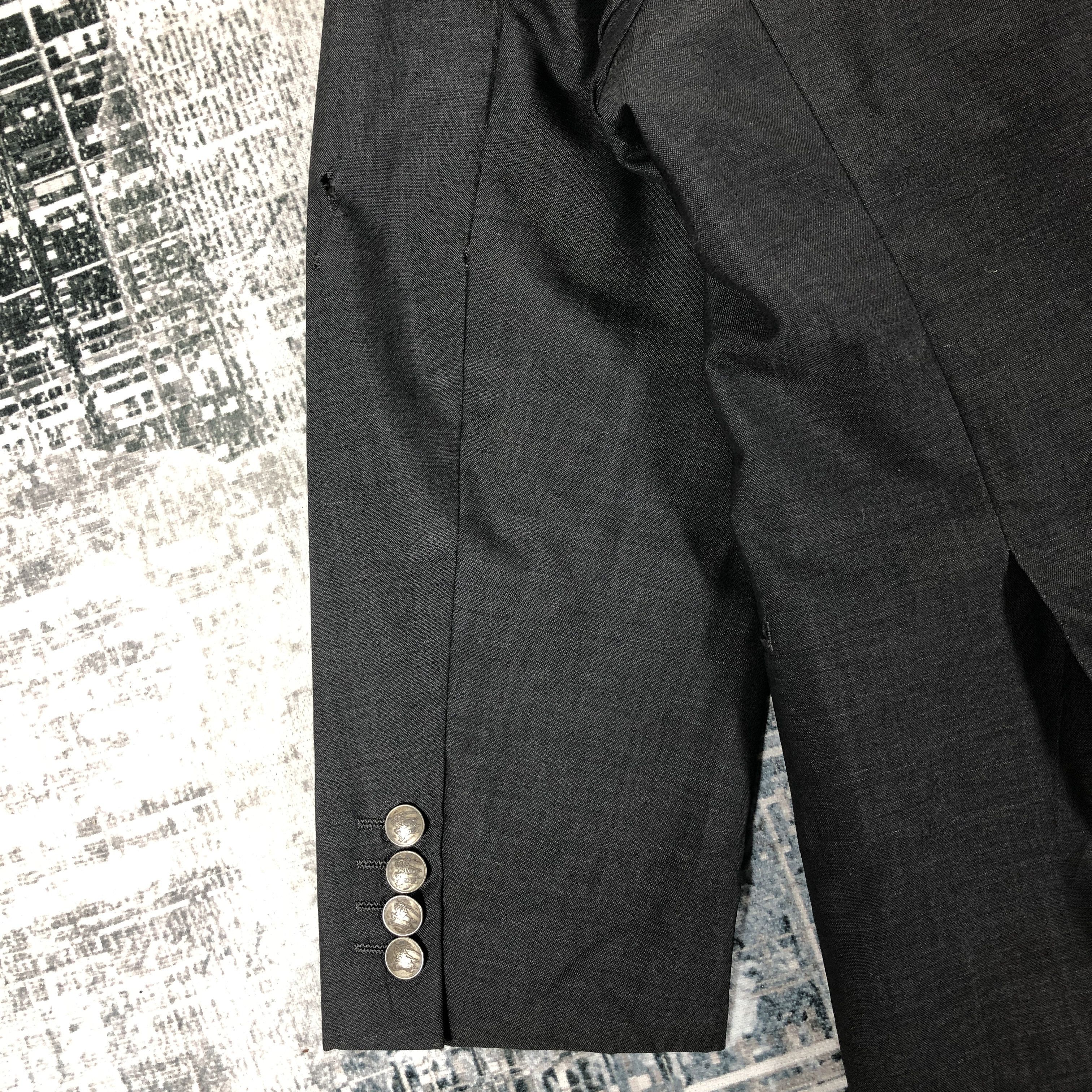 Burberry Vintage Burberry Blazer Jacket Size US L / EU 52-54 / 3 - 7 Thumbnail