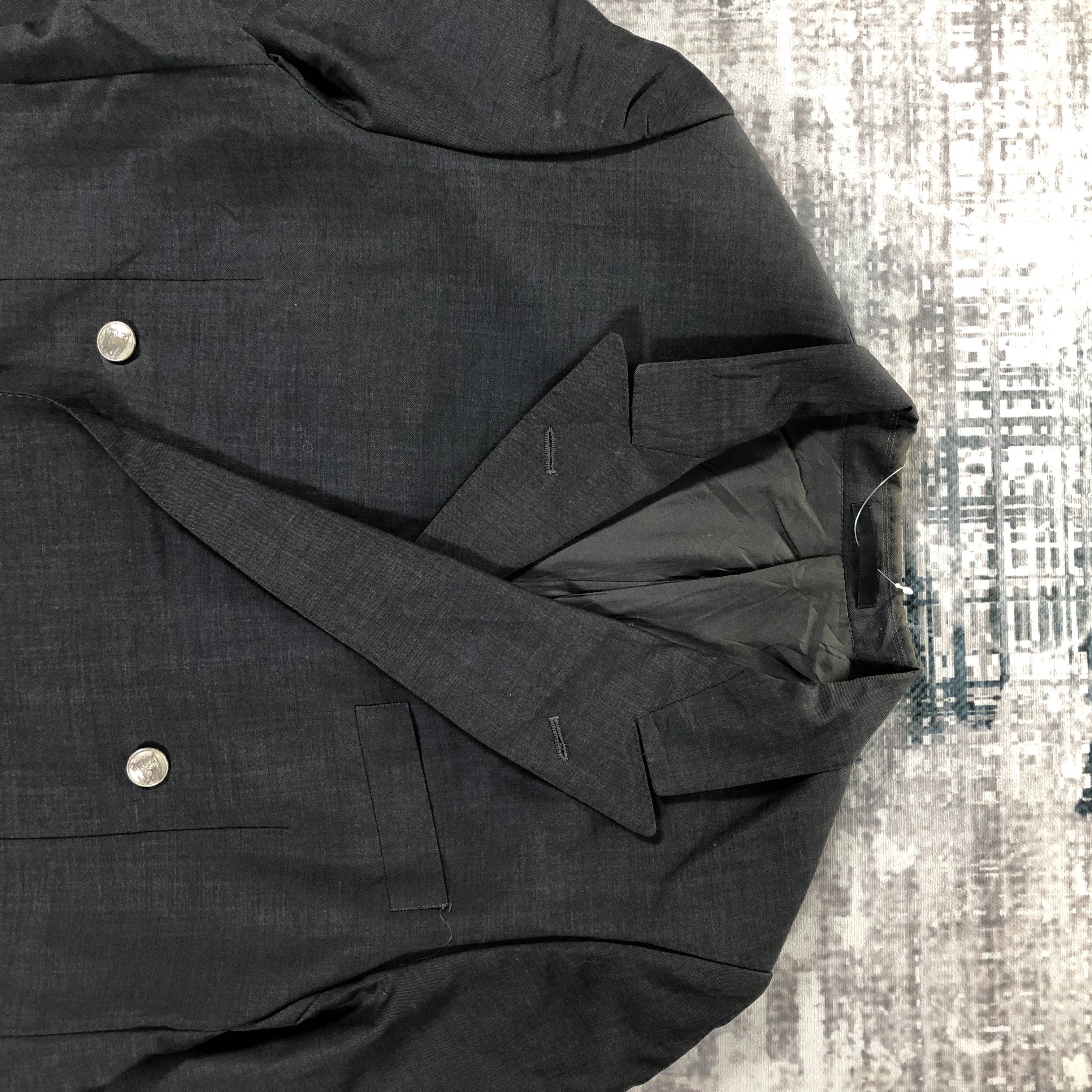 Burberry Vintage Burberry Blazer Jacket Size US L / EU 52-54 / 3 - 2 Thumbnail