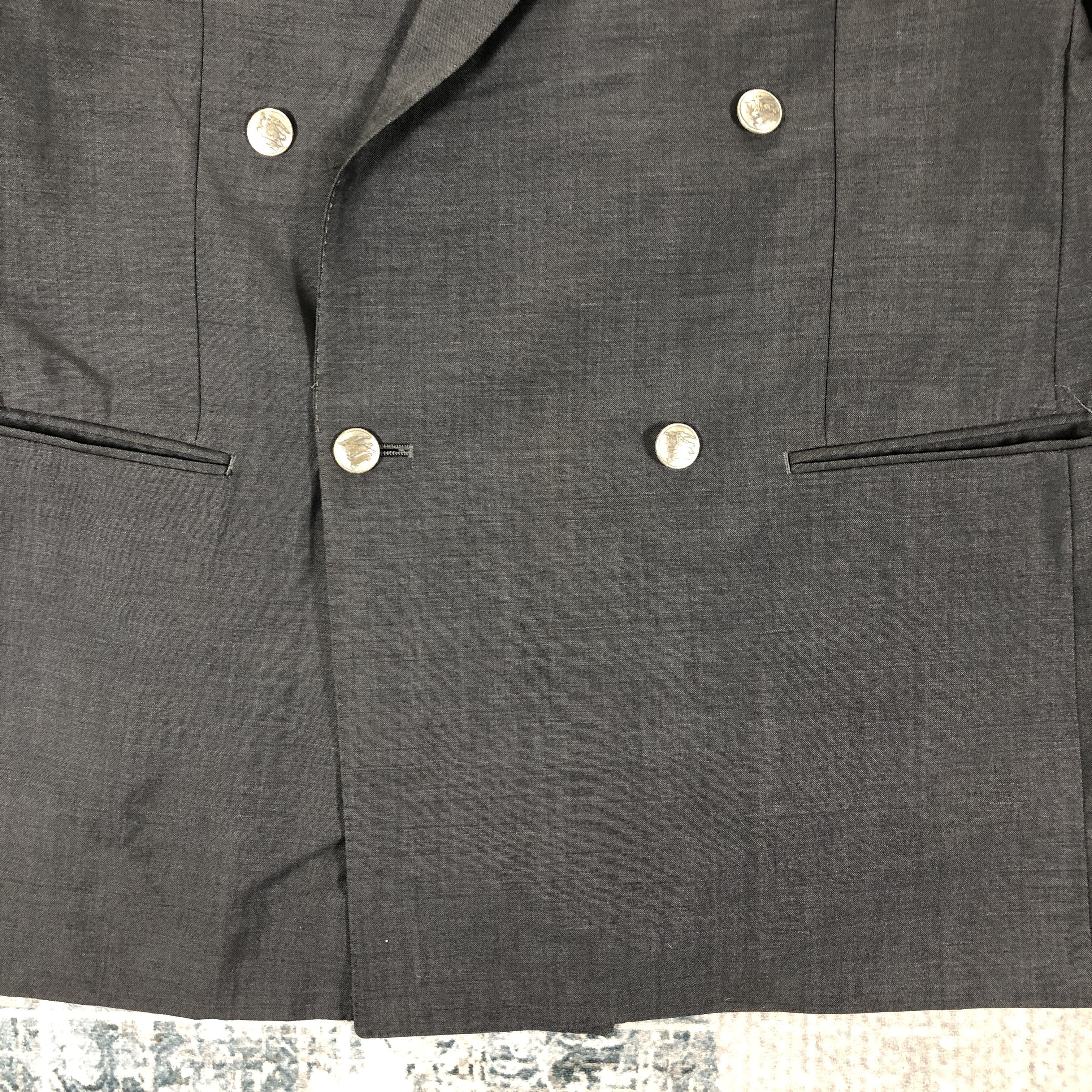 Burberry Vintage Burberry Blazer Jacket Size US L / EU 52-54 / 3 - 3 Thumbnail