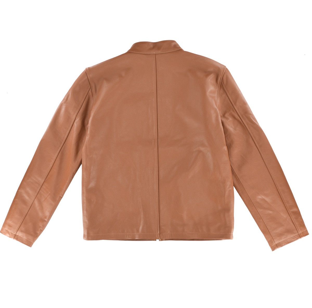 Genuine Leather Cafe Racer Leather Jacket Mocha Size US M / EU 48-50 / 2 - 6 Thumbnail
