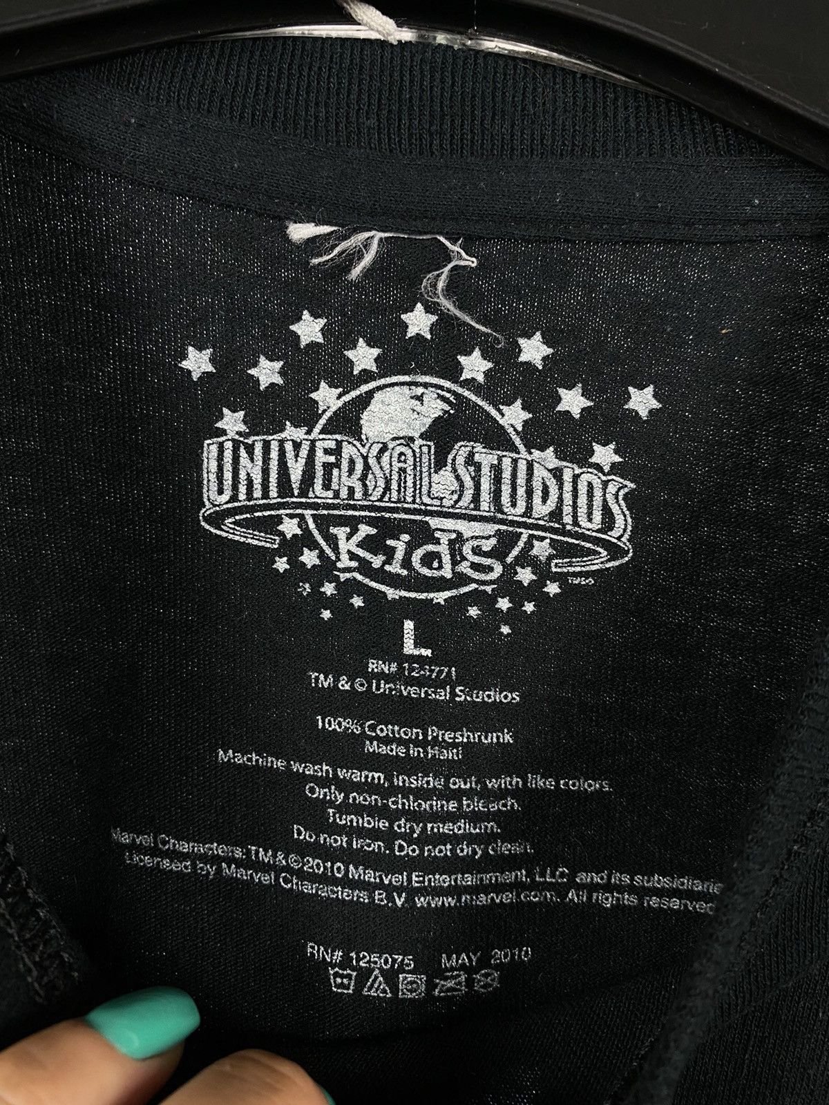Marvel Comics × Universal Studios Universal studios marvel T-shirts movie big logo size L Size US L / EU 52-54 / 3 - 4 Thumbnail