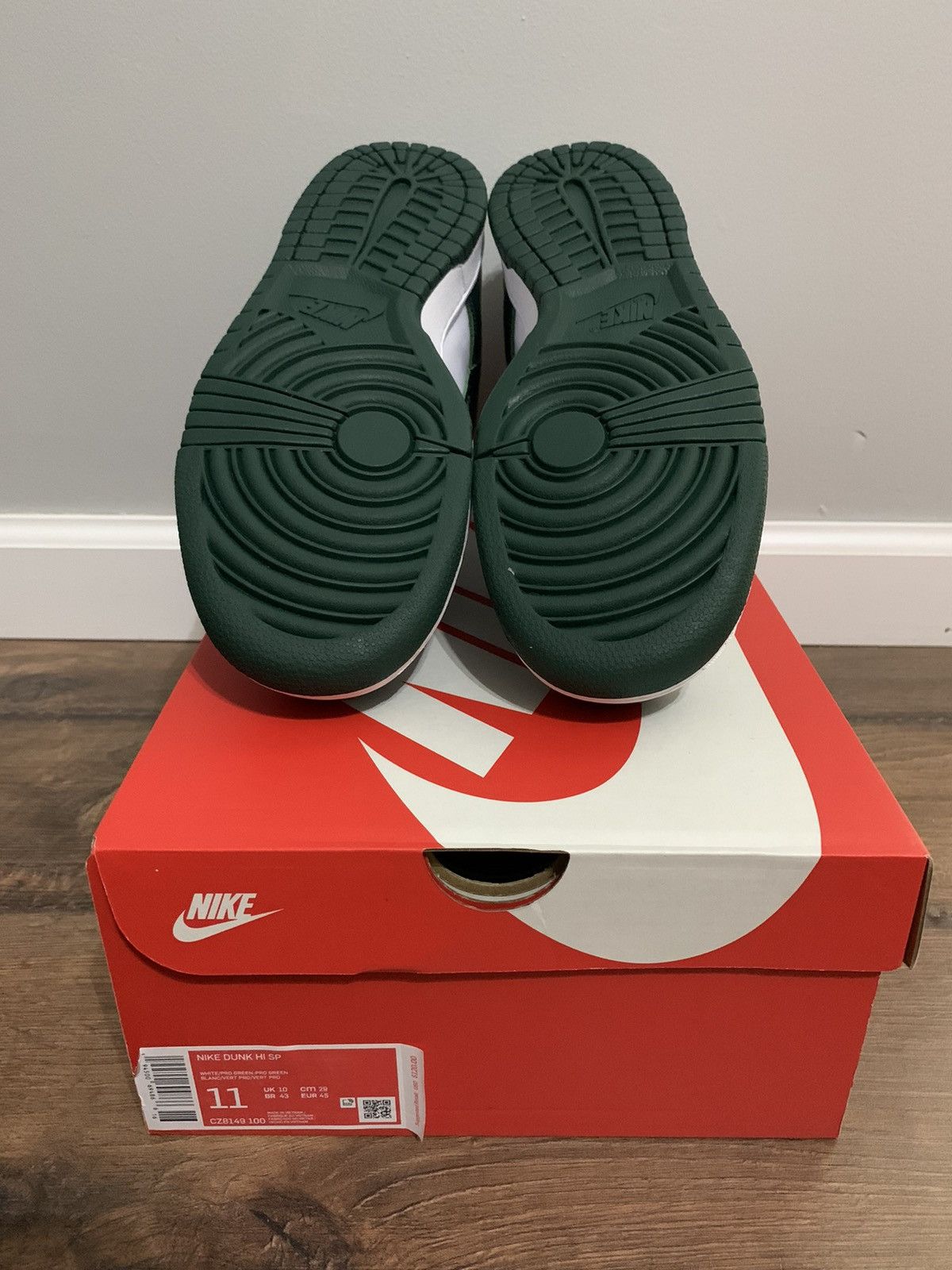 Nike Nike Dunk High Spartan Green Size US 11 / EU 44 - 5 Thumbnail