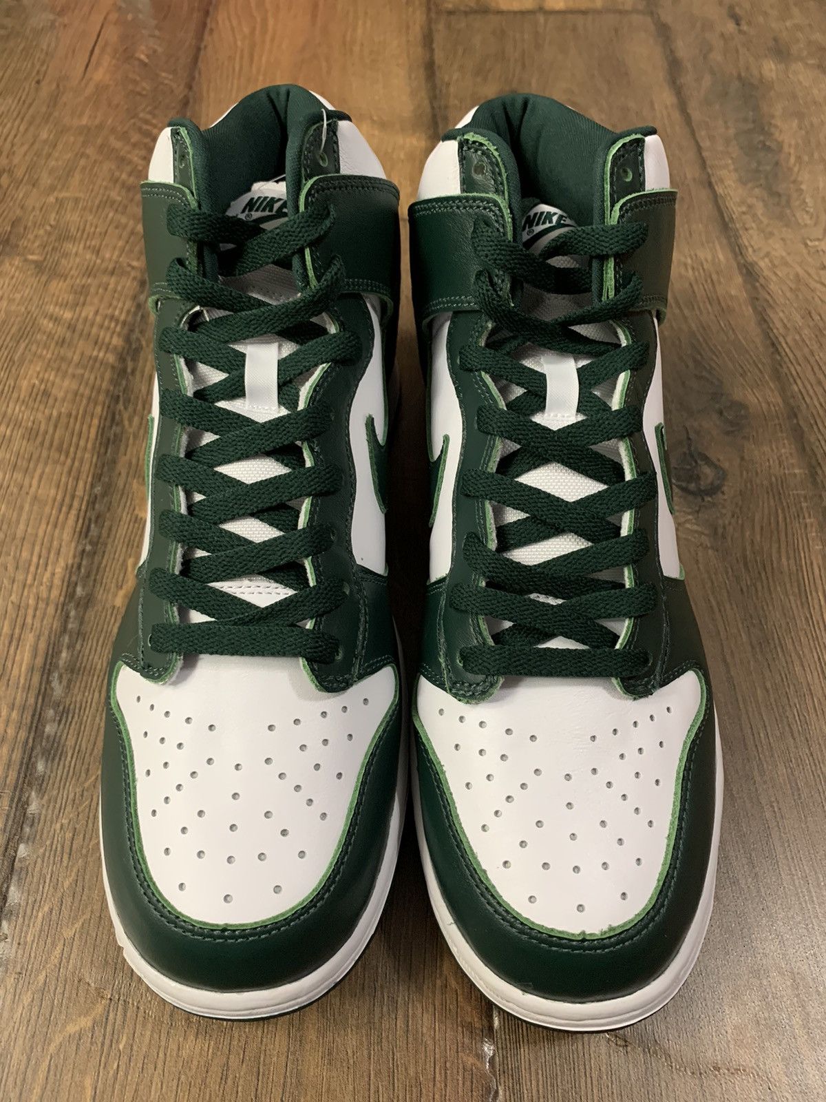 Nike Nike Dunk High Spartan Green Size US 11 / EU 44 - 4 Thumbnail