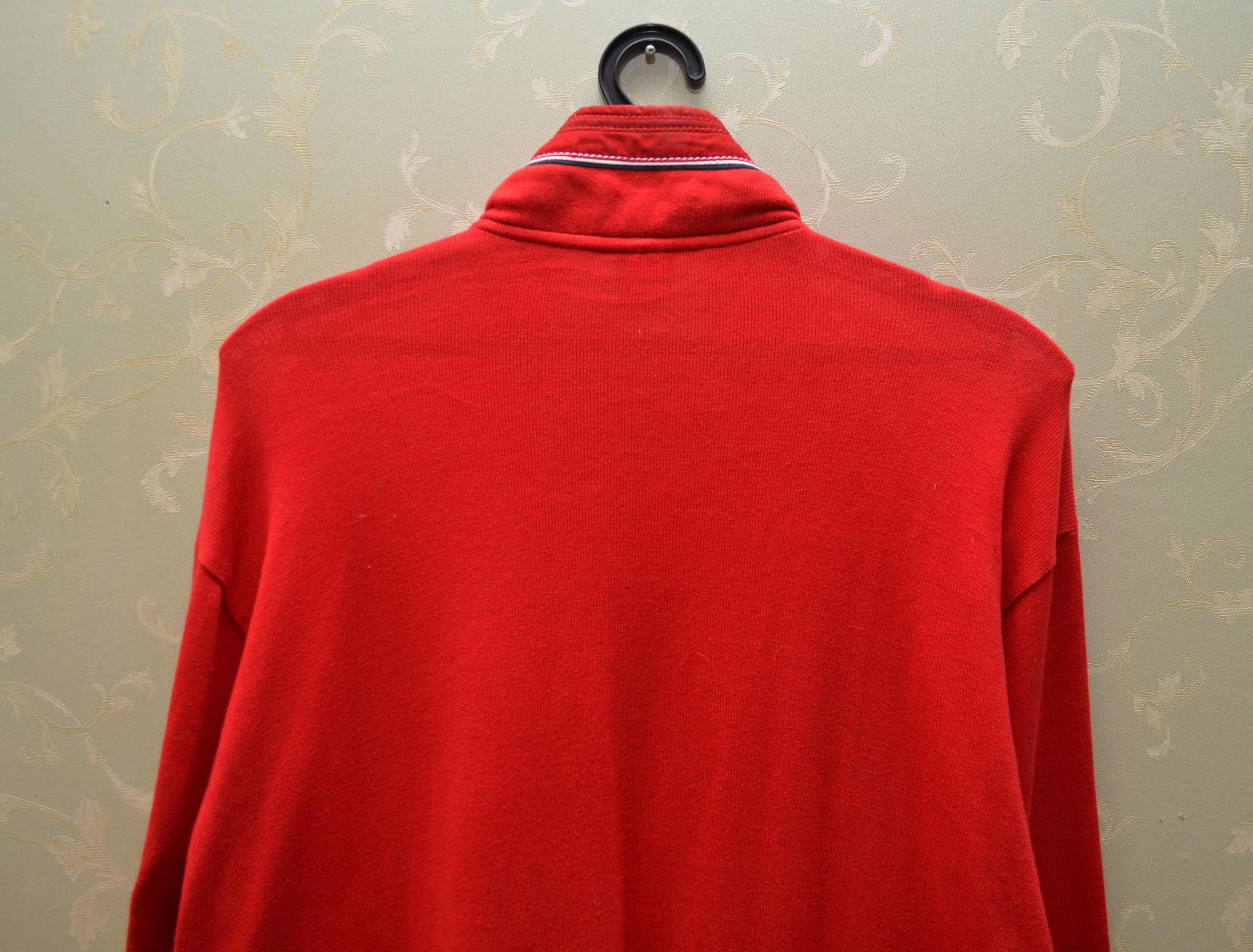 Paul & Shark Paul & Shark Yachting Red Knit Wool Full Zip Jumper Sweater Size US XL / EU 56 / 4 - 9 Thumbnail