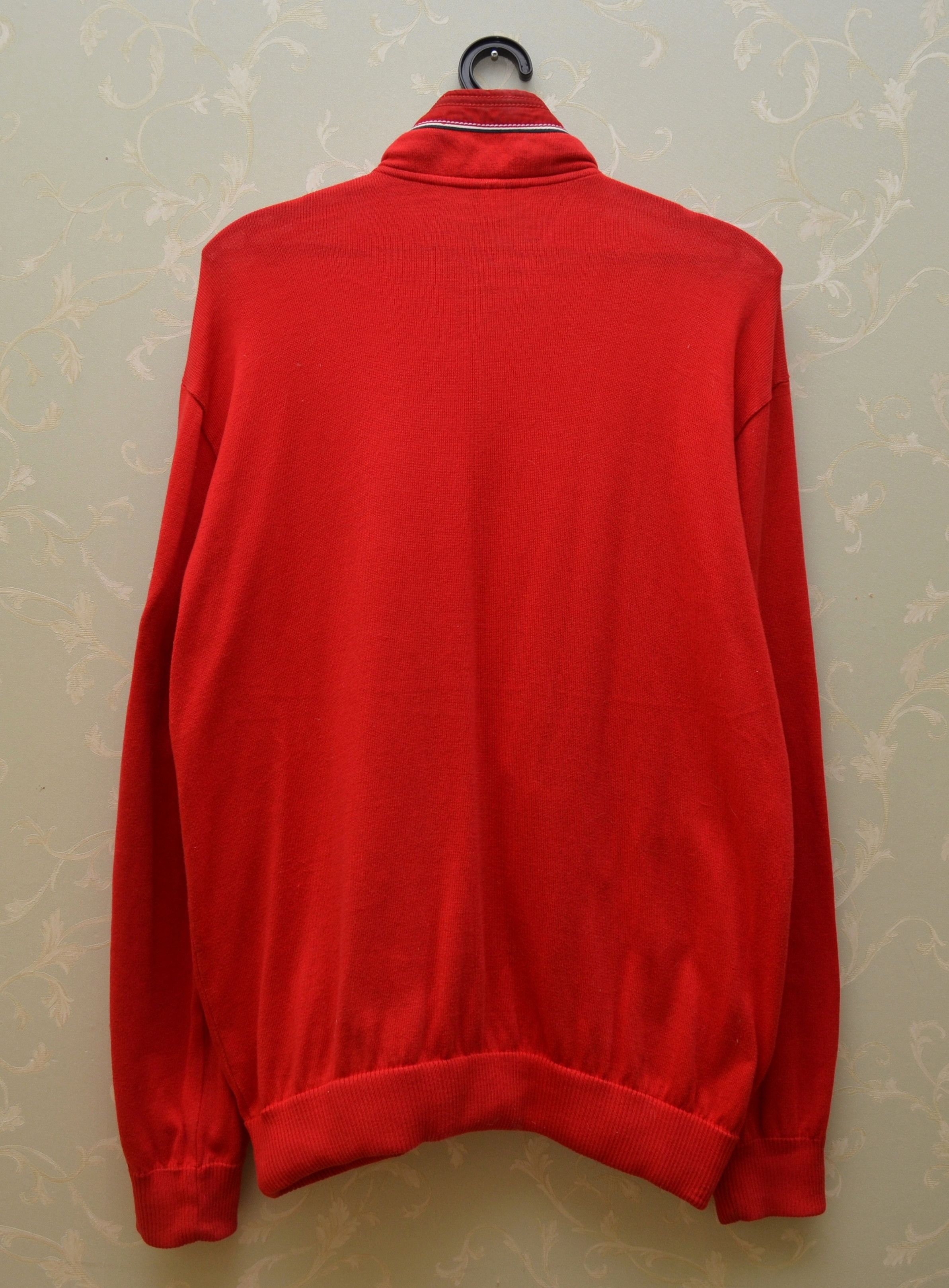 Paul & Shark Paul & Shark Yachting Red Knit Wool Full Zip Jumper Sweater Size US XL / EU 56 / 4 - 8 Thumbnail