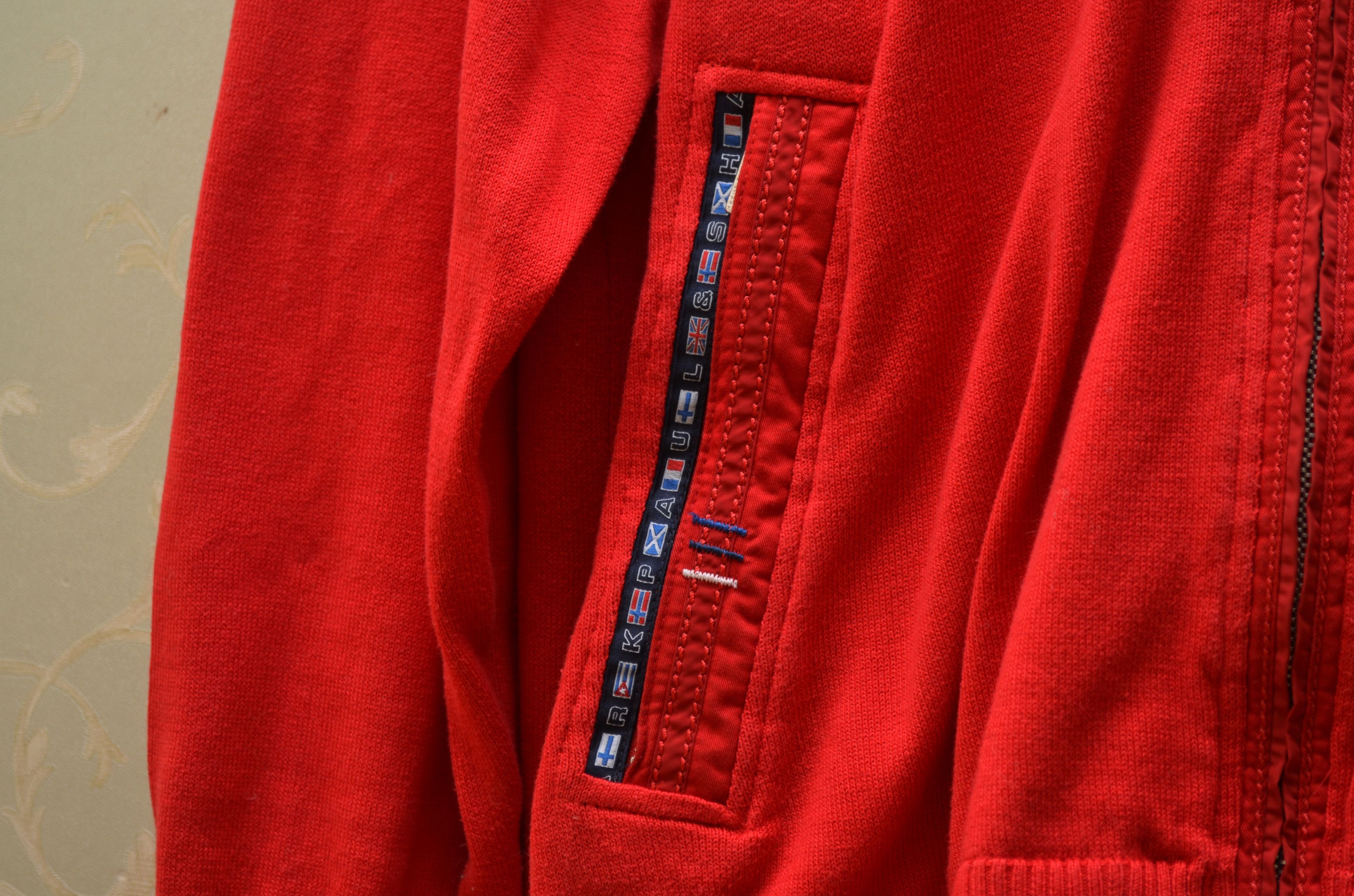 Paul & Shark Paul & Shark Yachting Red Knit Wool Full Zip Jumper Sweater Size US XL / EU 56 / 4 - 4 Thumbnail