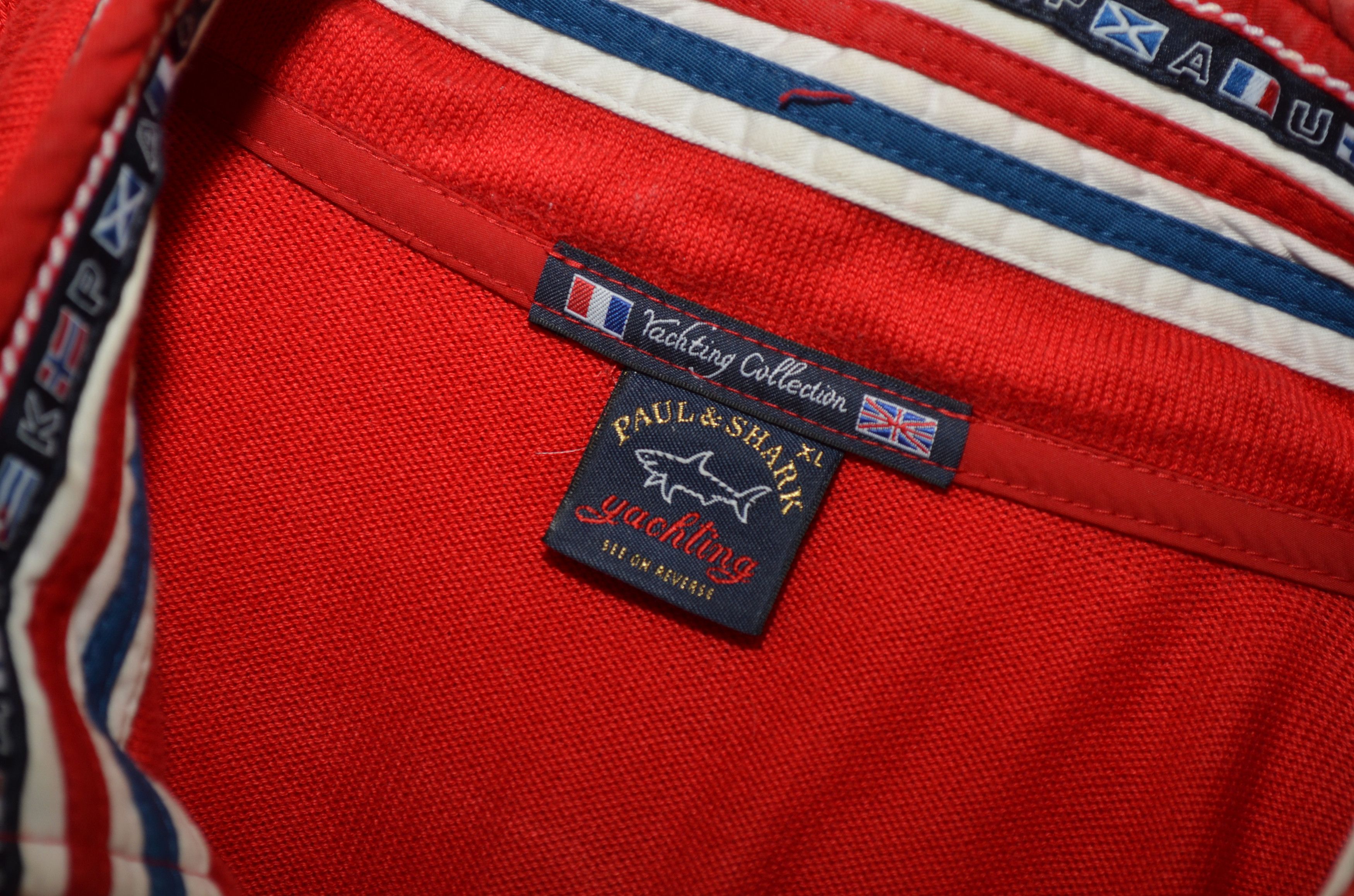 Paul & Shark Paul & Shark Yachting Red Knit Wool Full Zip Jumper Sweater Size US XL / EU 56 / 4 - 11 Thumbnail