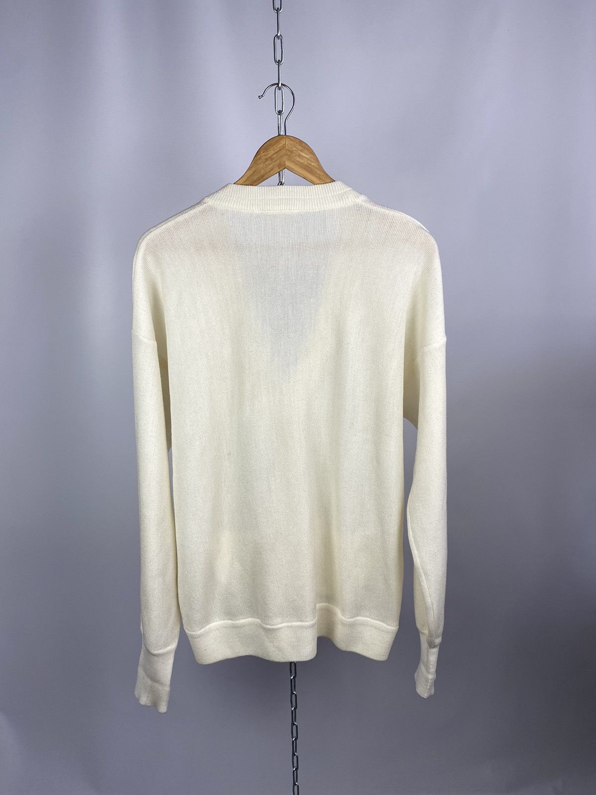 Lacoste Lacoste cardigan long sleeve streetwear white size L Size US L / EU 52-54 / 3 - 5 Thumbnail