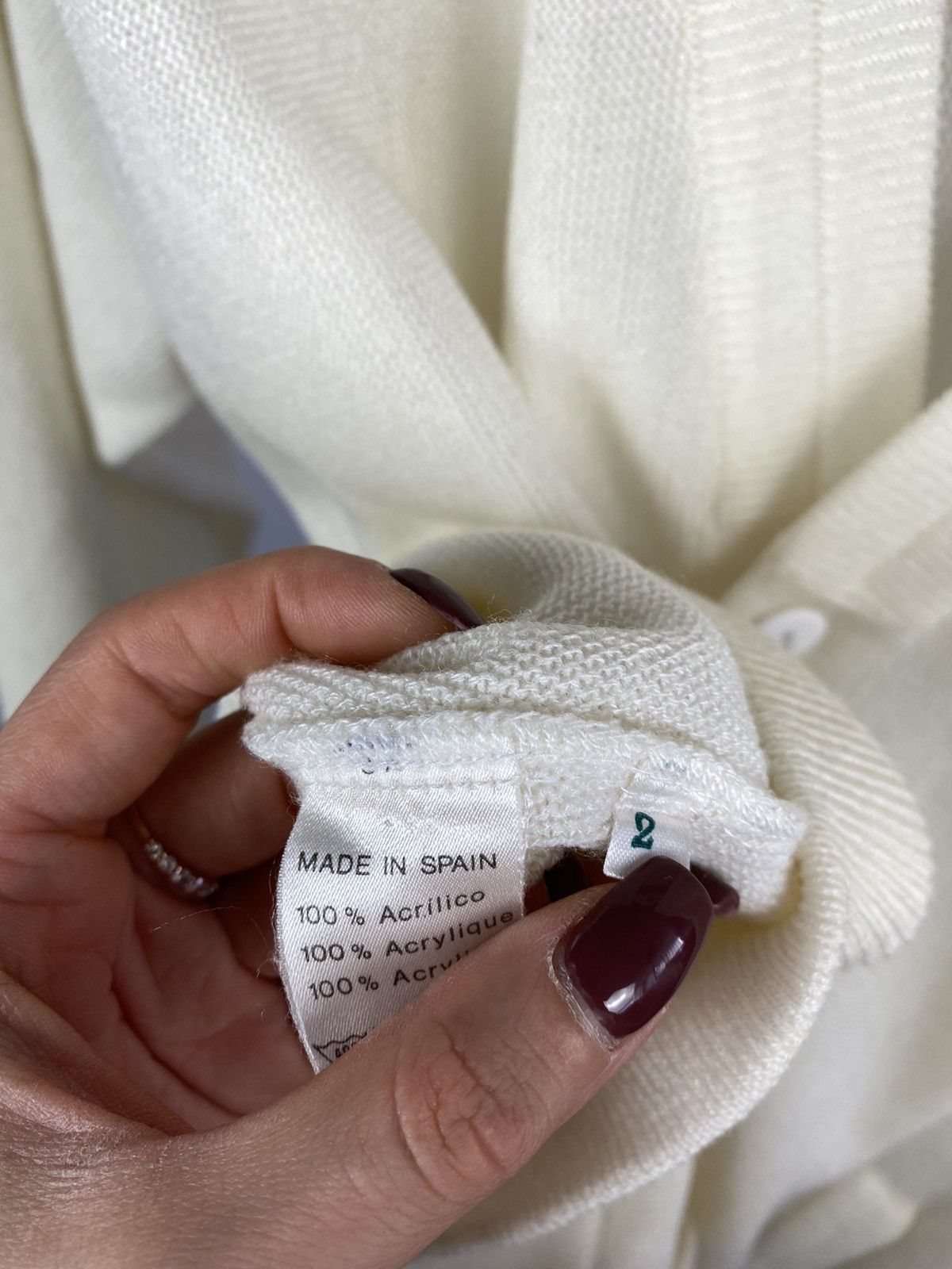 Lacoste Lacoste cardigan long sleeve streetwear white size L Size US L / EU 52-54 / 3 - 4 Thumbnail
