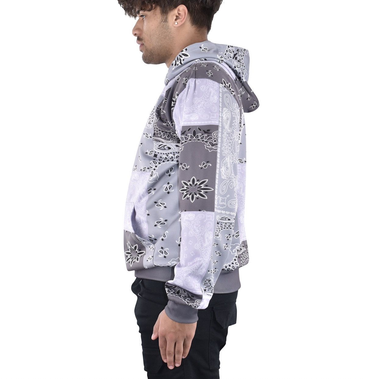 Vintage Paisley Patchwork Hoodie Size US S / EU 44-46 / 1 - 4 Thumbnail