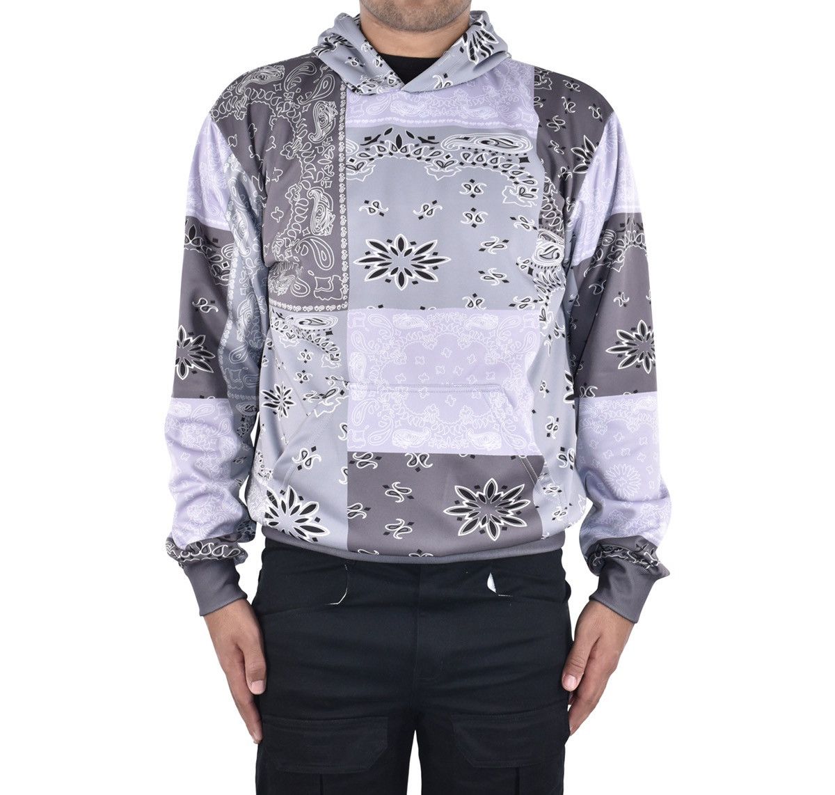 Vintage Paisley Patchwork Hoodie Size US S / EU 44-46 / 1 - 3 Thumbnail
