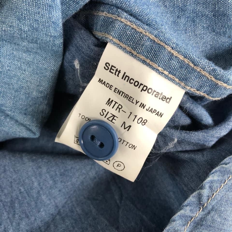 General Research 🔥MOUNTAIN RESEARCH PULLOVER DENIM CHAMBRAY WORKERS Size US M / EU 48-50 / 2 - 6 Thumbnail