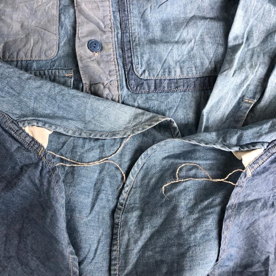 General Research 🔥MOUNTAIN RESEARCH PULLOVER DENIM CHAMBRAY WORKERS Size US M / EU 48-50 / 2 - 5 Thumbnail