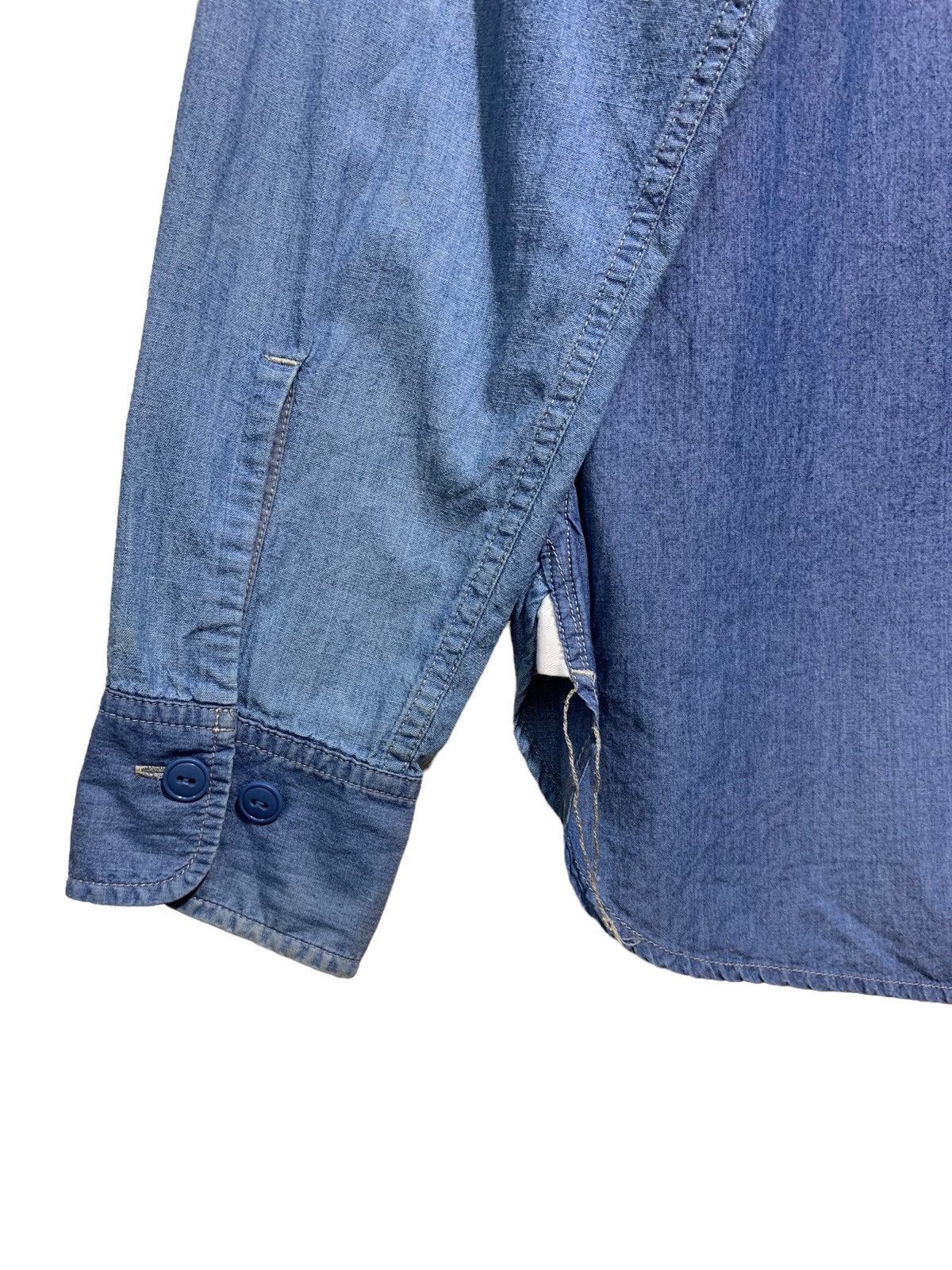 General Research 🔥MOUNTAIN RESEARCH PULLOVER DENIM CHAMBRAY WORKERS Size US M / EU 48-50 / 2 - 11 Thumbnail