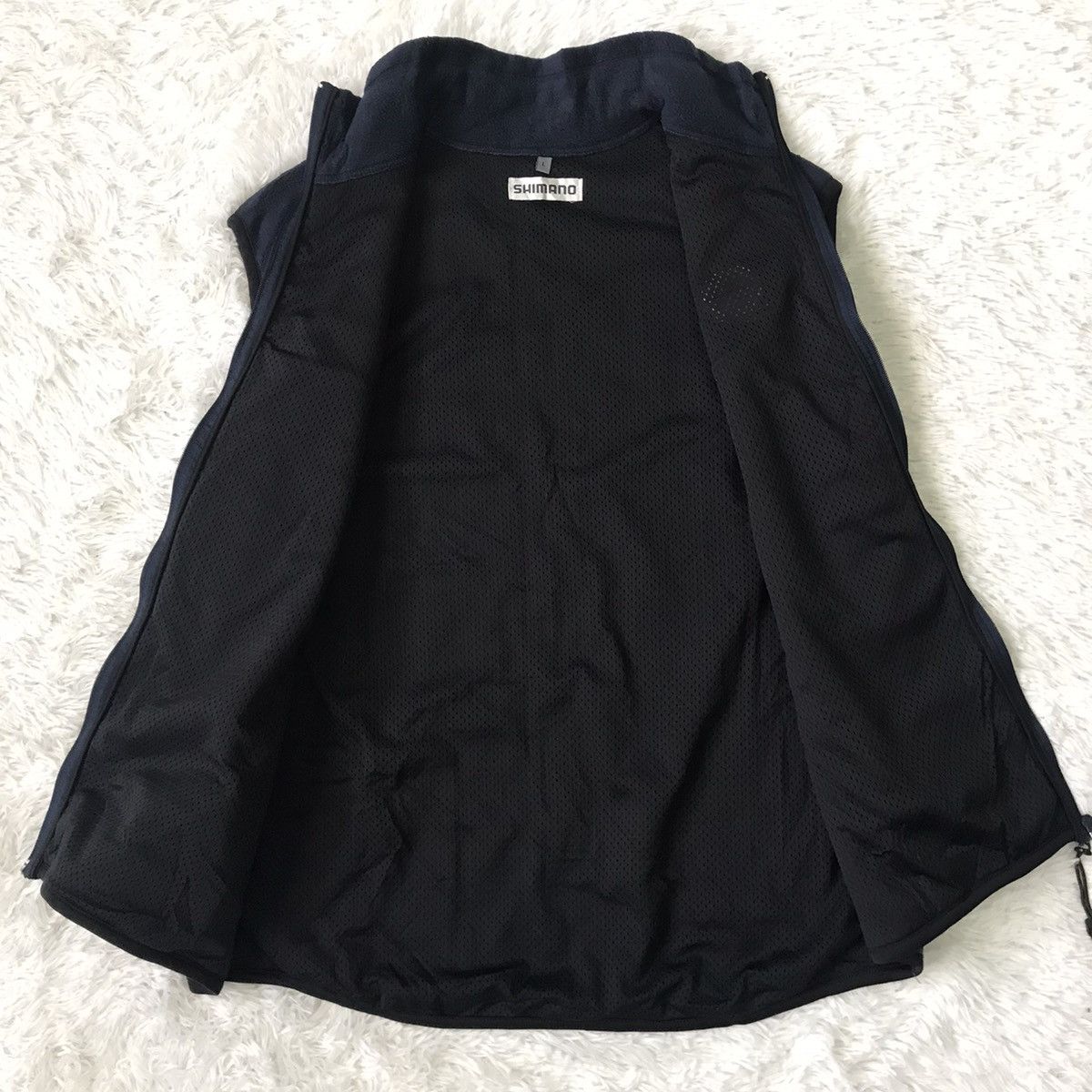 Japanese Brand Shimano Club Ecoactivities Fleece Vest Size US L / EU 52-54 / 3 - 13 Thumbnail