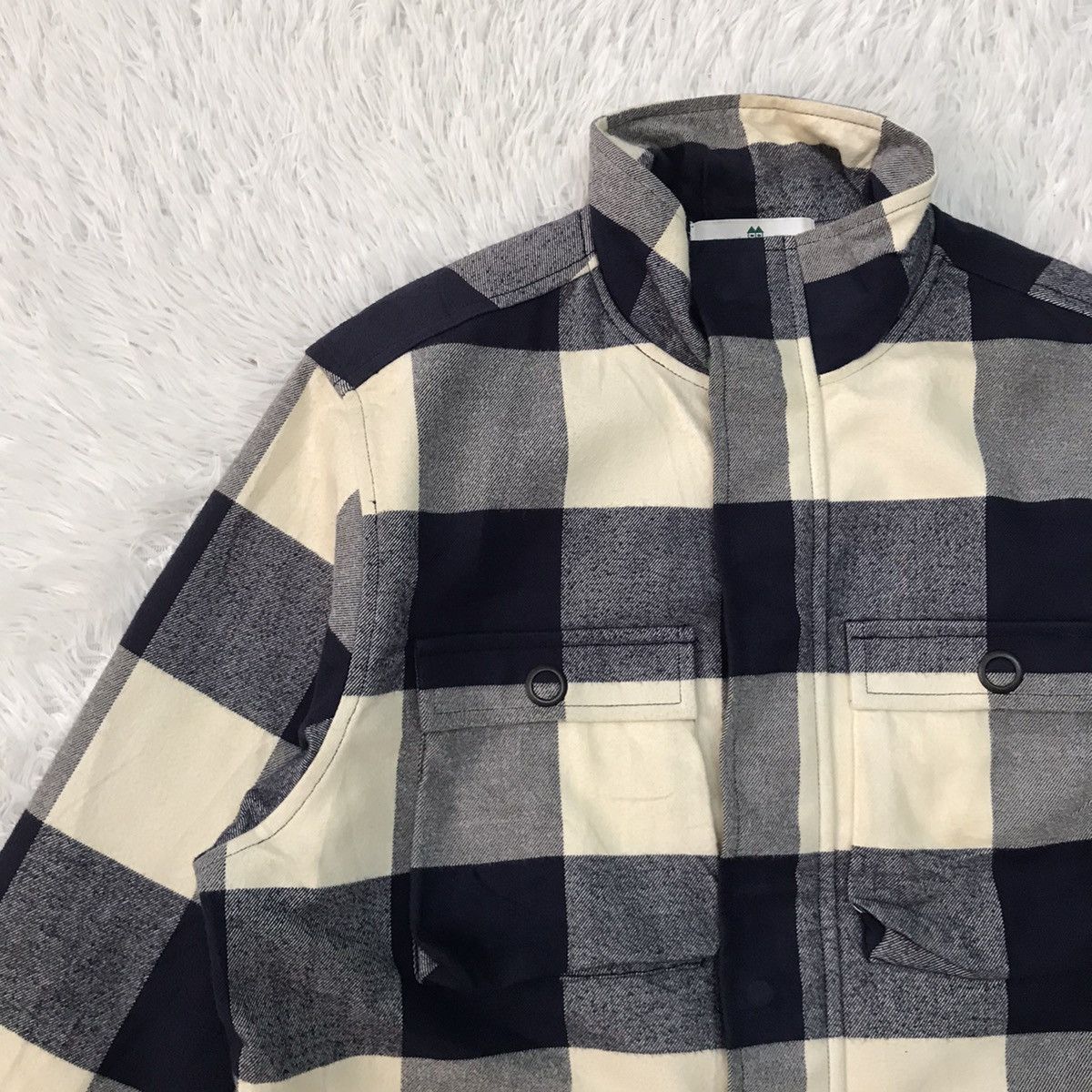 INHABIT Inhabitant Checkered Jacket With Patches On Sleeve Size US L / EU 52-54 / 3 - 3 Thumbnail