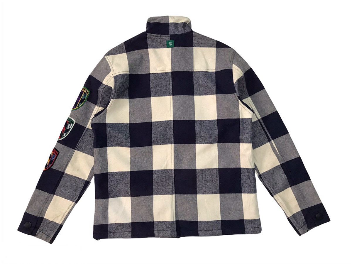 INHABIT Inhabitant Checkered Jacket With Patches On Sleeve Size US L / EU 52-54 / 3 - 2 Thumbnail