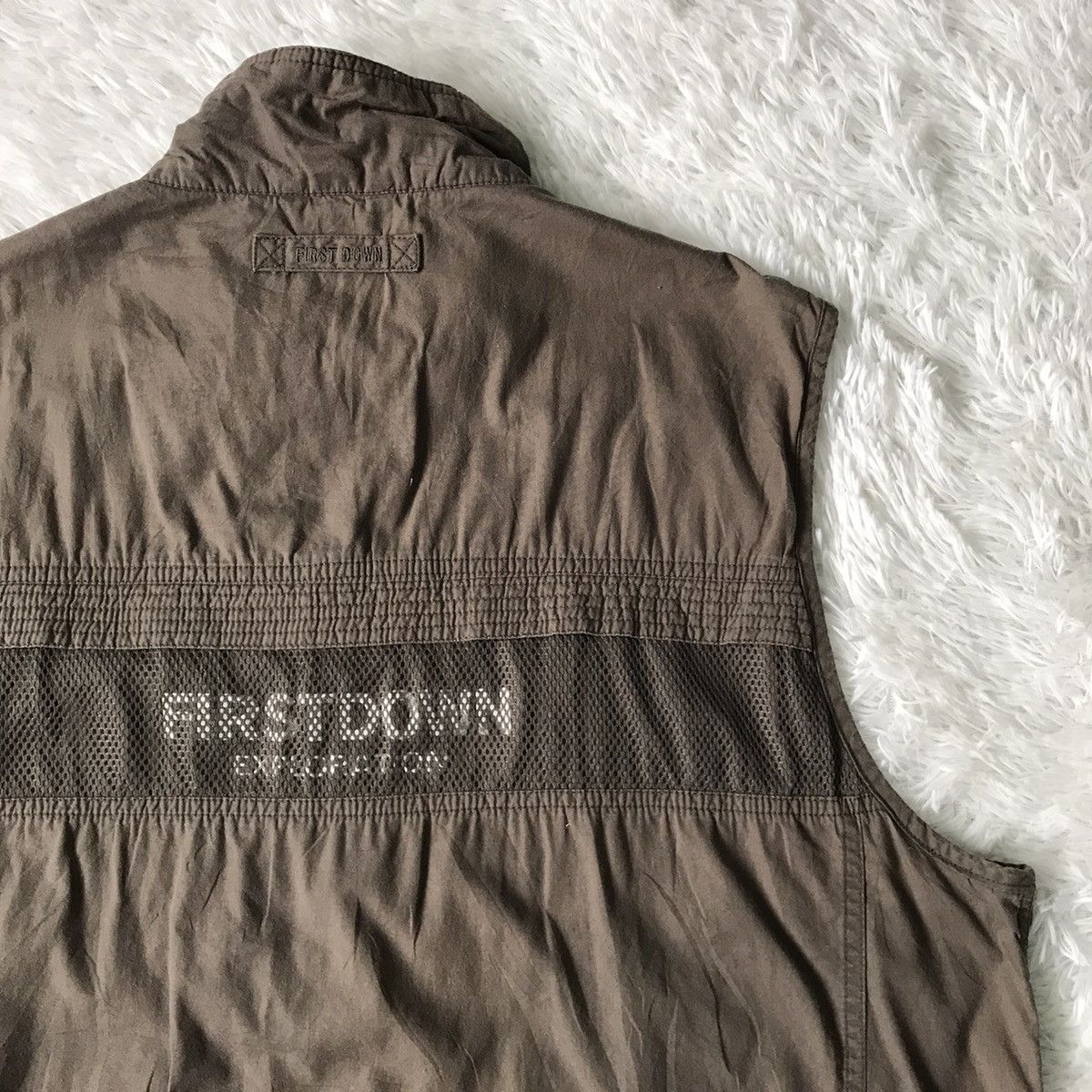 Japanese Brand First Down Exploration Outdoor Vest Size US XL / EU 56 / 4 - 10 Thumbnail