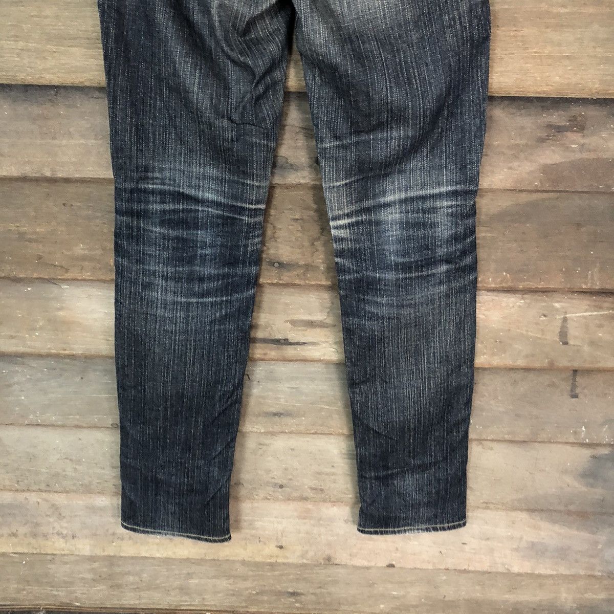 Japanese Brand C- Seventeen black faded distressed Denim Pants #4989 Size 27" / US 4 / IT 40 - 12 Thumbnail