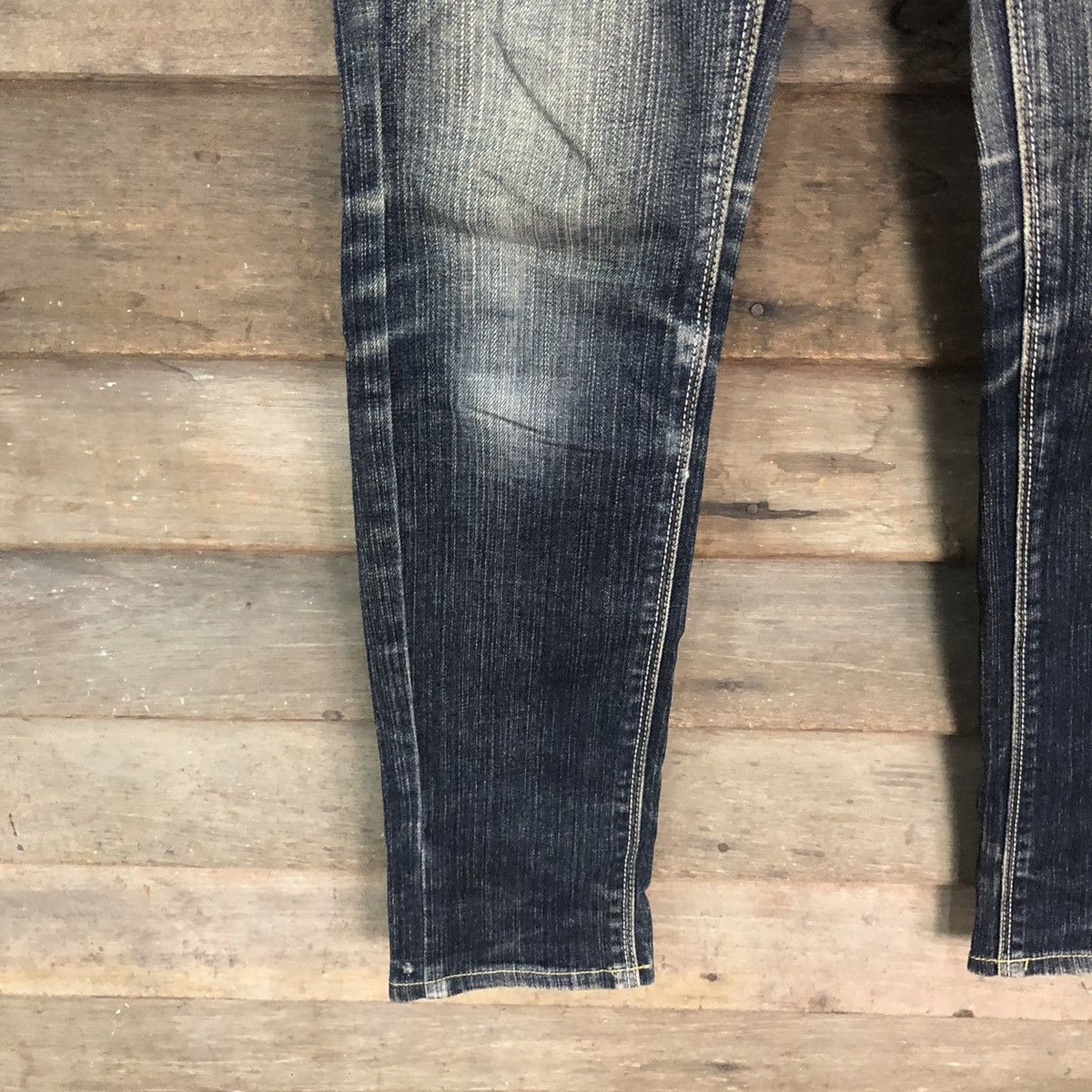Japanese Brand C- Seventeen black faded distressed Denim Pants #4989 Size 27" / US 4 / IT 40 - 6 Thumbnail