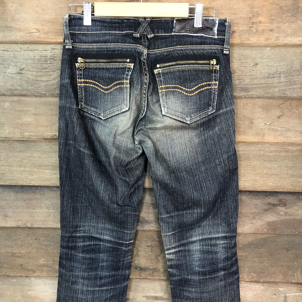 Japanese Brand C- Seventeen black faded distressed Denim Pants #4989 Size 27" / US 4 / IT 40 - 11 Thumbnail