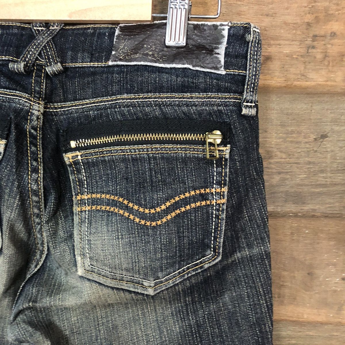 Japanese Brand C- Seventeen black faded distressed Denim Pants #4989 Size 27" / US 4 / IT 40 - 14 Thumbnail