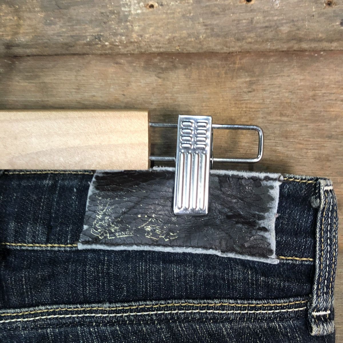 Japanese Brand C- Seventeen black faded distressed Denim Pants #4989 Size 27" / US 4 / IT 40 - 15 Thumbnail