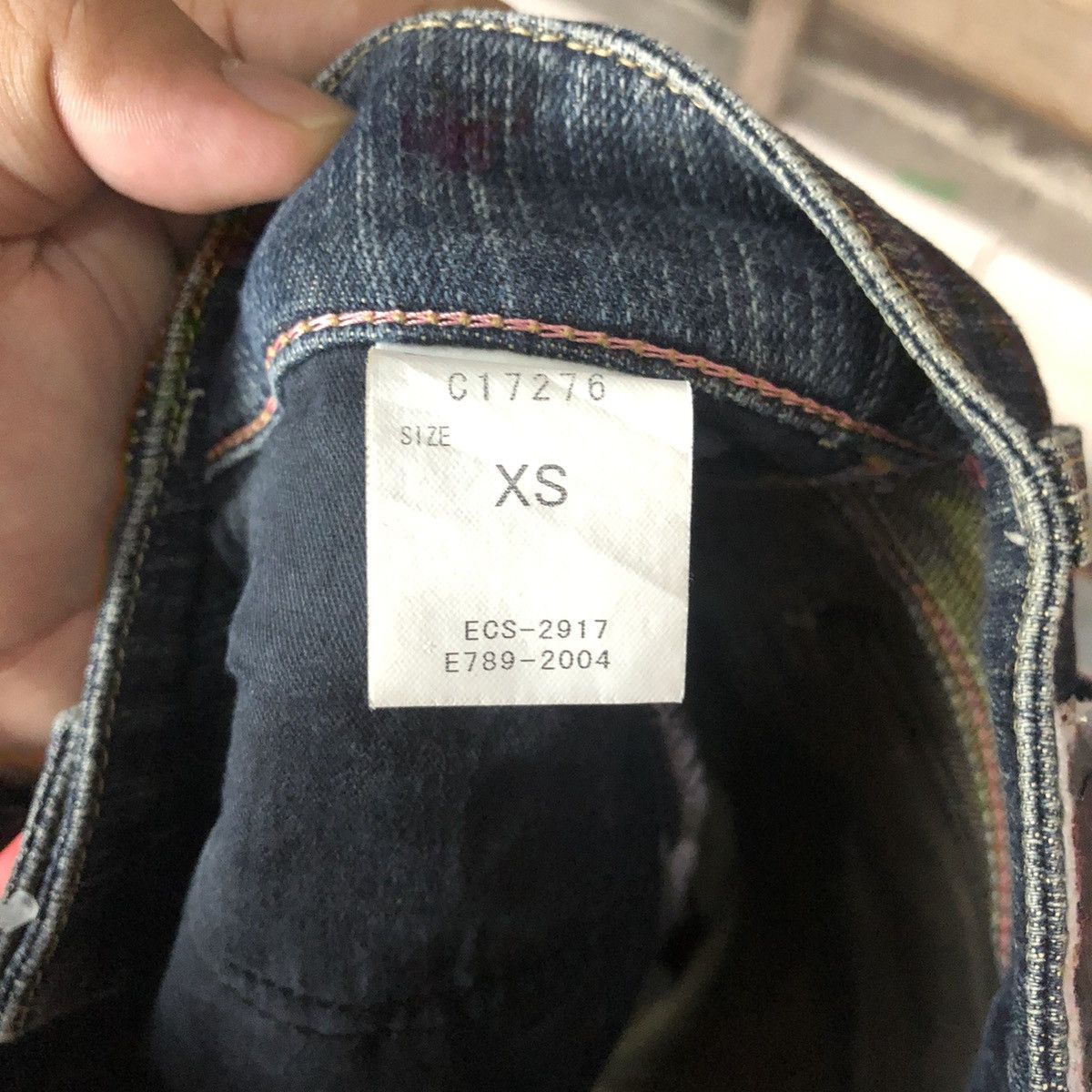 Japanese Brand C- Seventeen black faded distressed Denim Pants #4989 Size 27" / US 4 / IT 40 - 17 Thumbnail