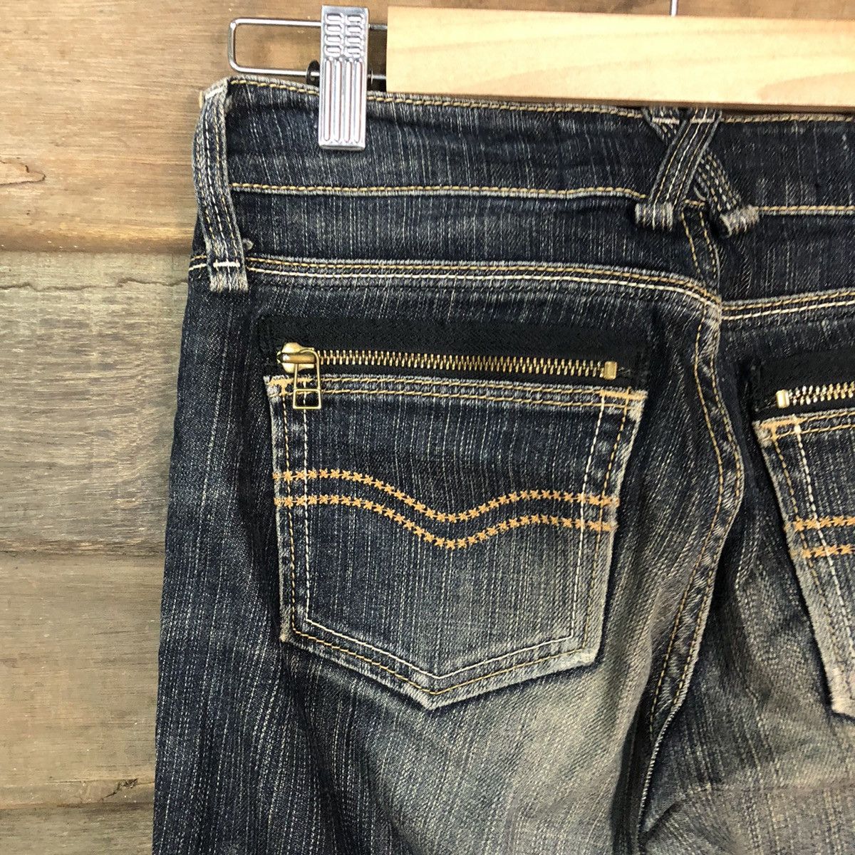 Japanese Brand C- Seventeen black faded distressed Denim Pants #4989 Size 27" / US 4 / IT 40 - 13 Thumbnail