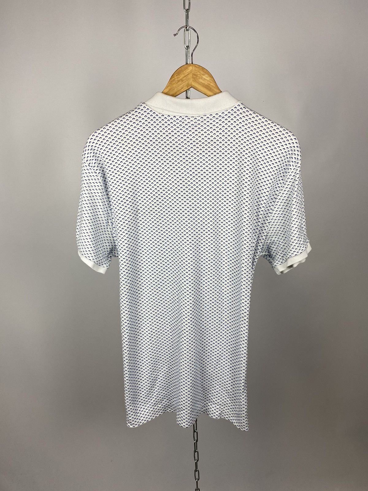 Lacoste Lacoste streetwear polo white/blue size XL Size US XL / EU 56 / 4 - 5 Thumbnail