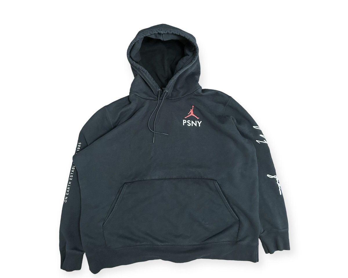 image of Jordan X Psny Crazy Rare Collab Pullover Hoodie in Black, Men's (Size XL)